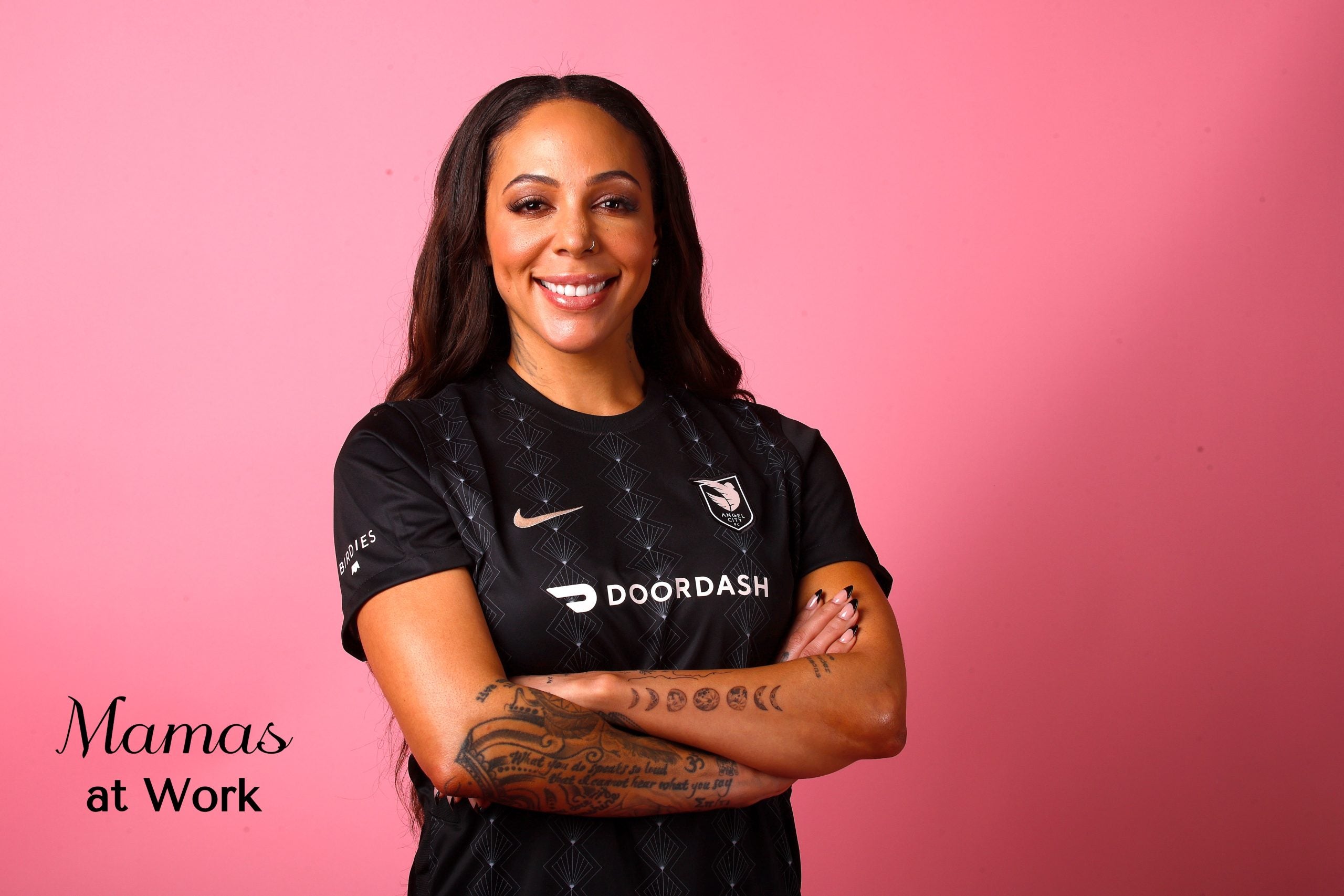 Mamas At Work: Soccer Star Sydney Leroux Travels With Her Kids During The Season And It Keeps Her Motivated