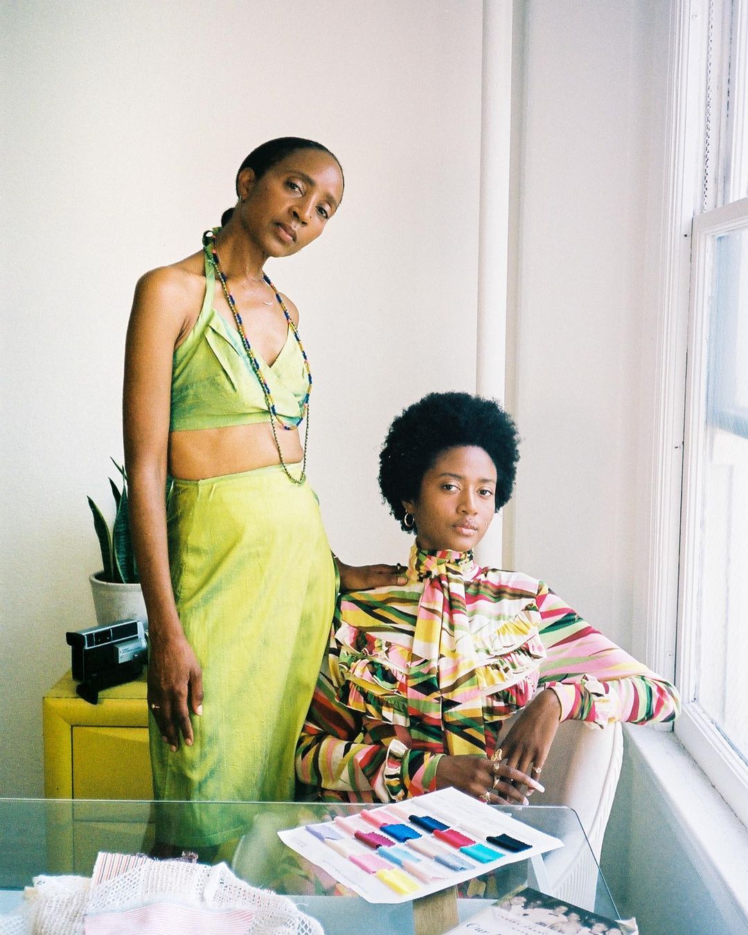 How The House Of Aama Design Duo Gets Ready For New York Fashion Week