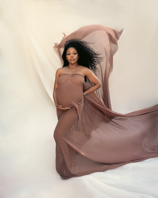 Bresha Webb On The Joy Of High Fashion Maternity Shoots