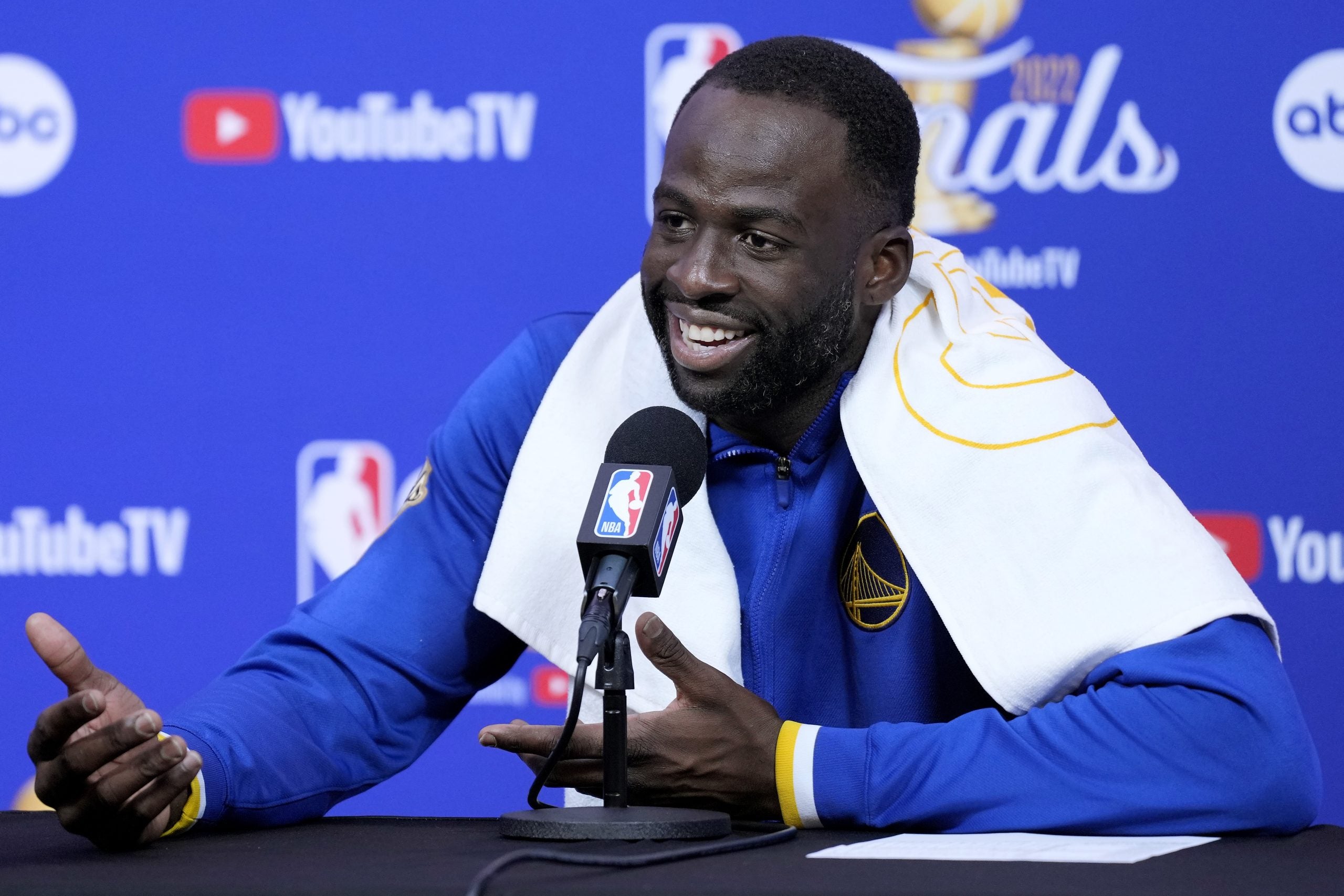NBA Star Draymond Green Diffuses Conflict Between His Kids During Post-Game Interview