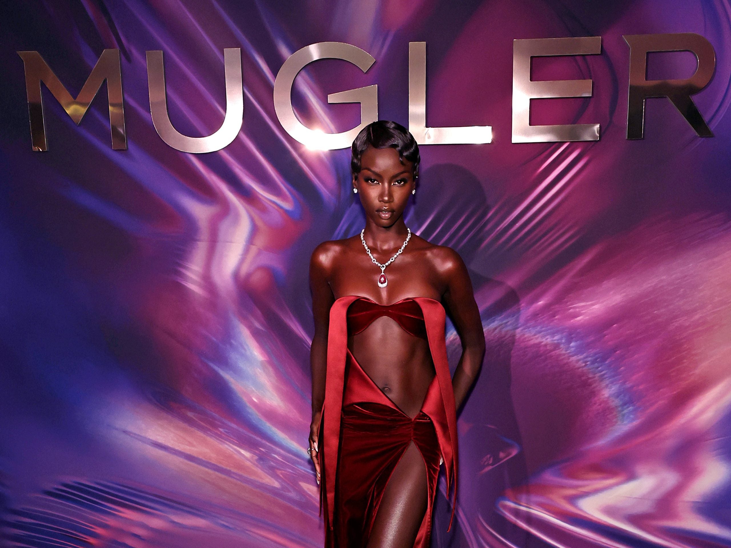 Anok Yai Was Sheer Perfection At Mugler’s Alien Hypersence Launch Party