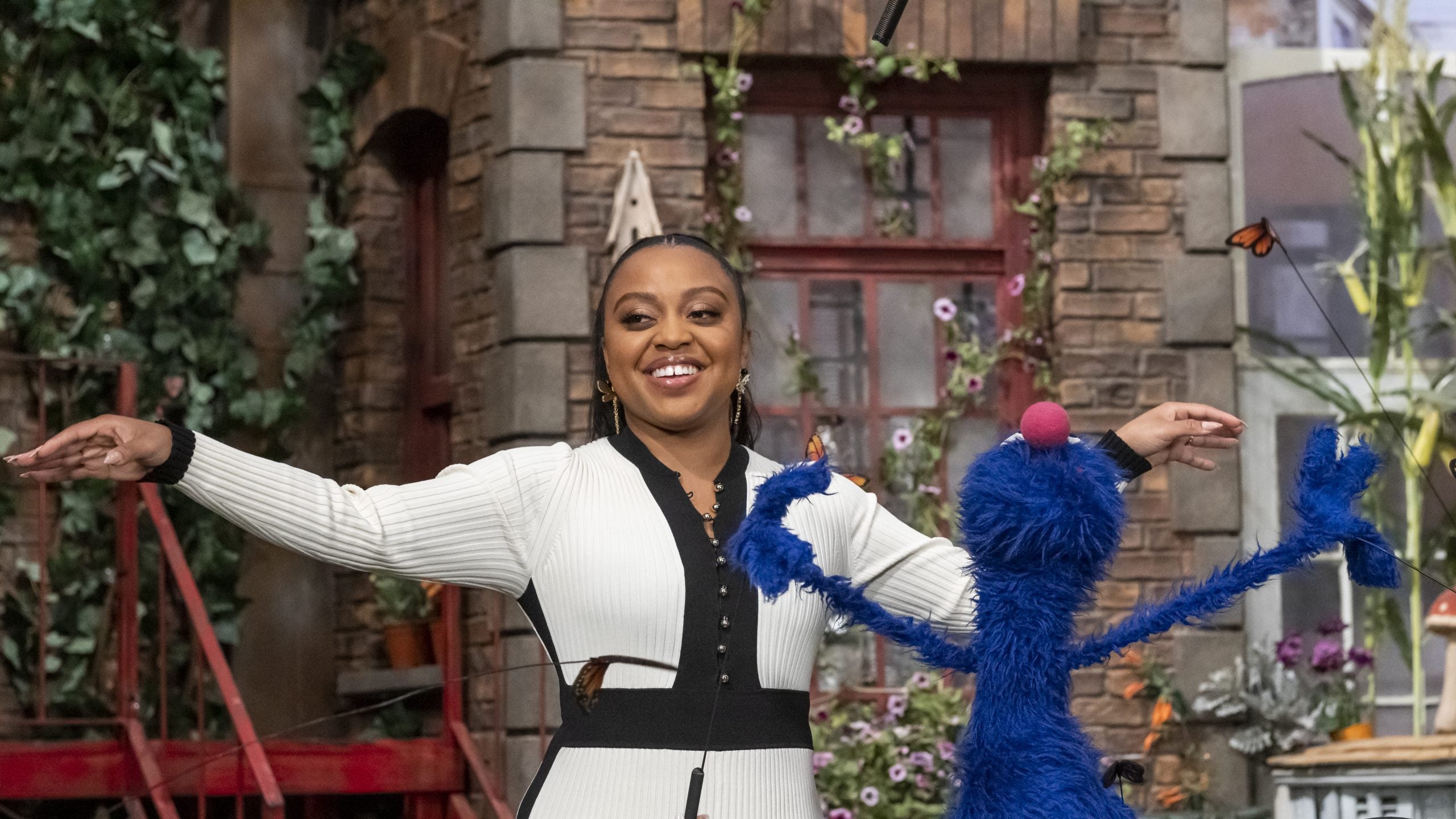 Quinta Brunson Teams Up With Sesame Street’s Grover To Teach You How To Handle Being Overwhelmed