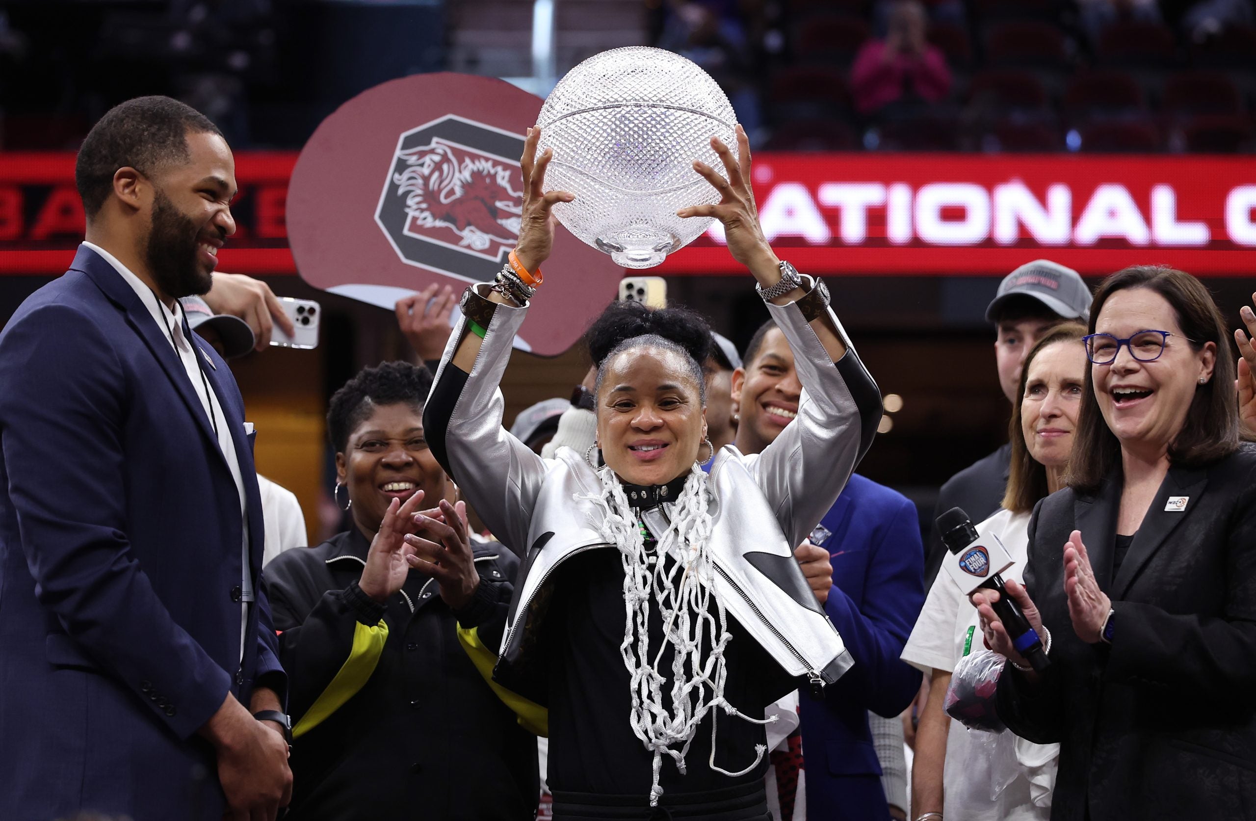 'Uncommon Favor': Dawn Staley Becomes The First Black Coach To Win Three Division I Basketball Titles