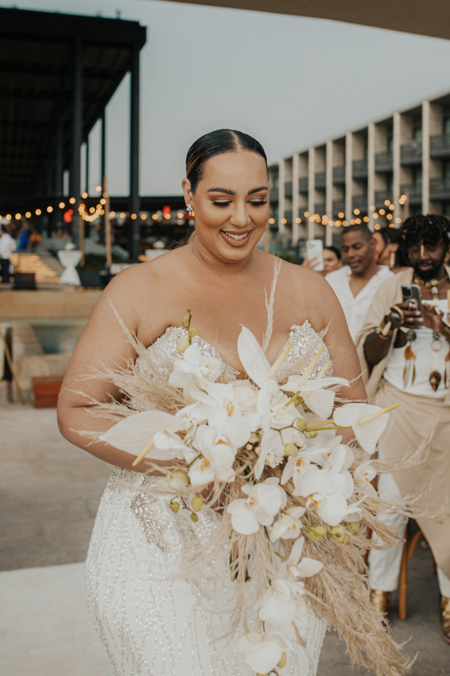 Bridal Bliss: Curvy Influencer Rochelle And Michael Johnson Celebrated 15 Years Of Marriage With A Vow Renewal On The Beach