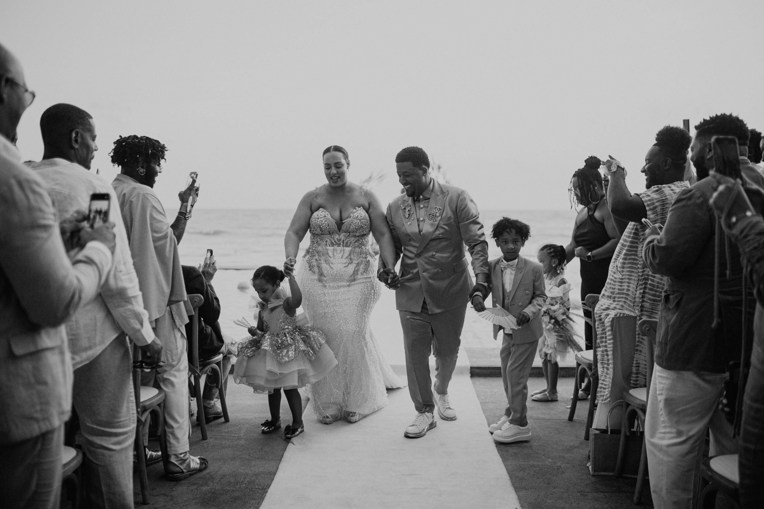 Bridal Bliss: Curvy Influencer Rochelle And Michael Johnson Celebrated 15 Years Of Marriage With A Vow Renewal On The Beach