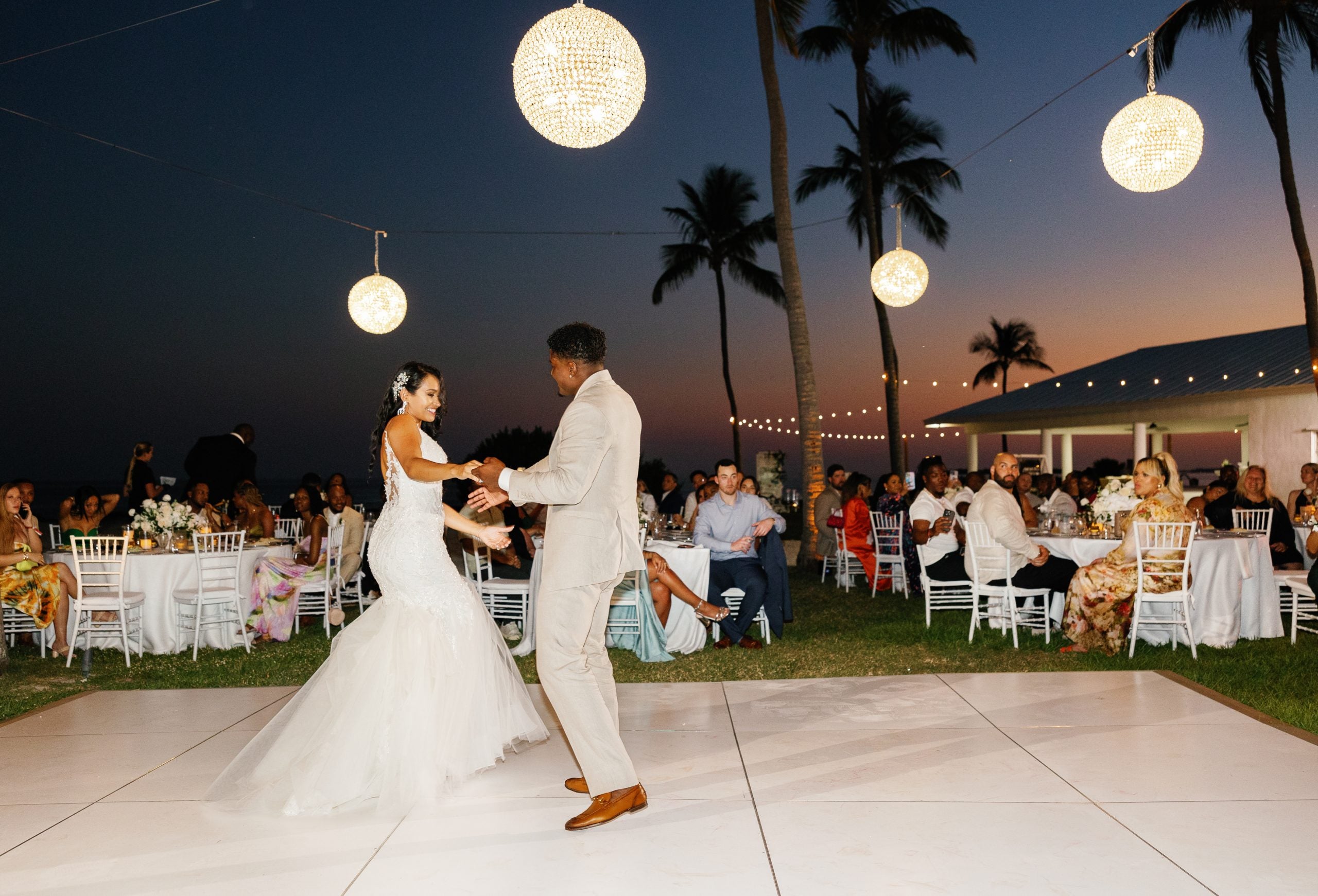 Bridal Bliss: Inside NFL Star Jonathan Jones And Andressa Barboza's Wedding On A Private Island