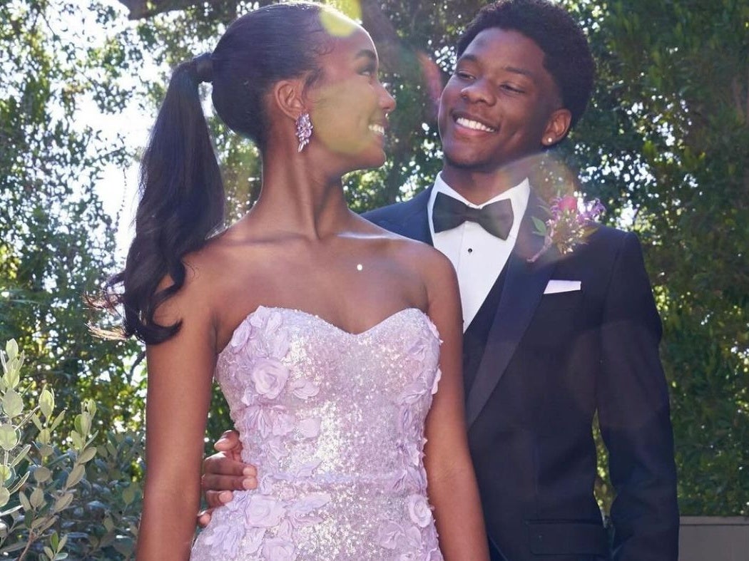Chloe And Halle's Brother, Branson Bailey, And Chance Combs Look Adorable In Their Prom Photos