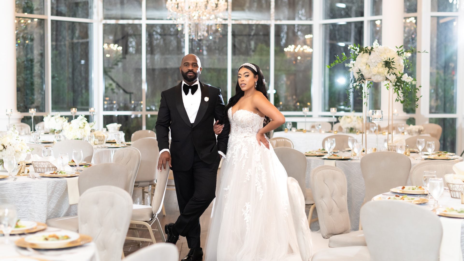 Bridal Bliss: Andrea And Ronel's Wedding Was A Full Fête With Masquerade Dancers And West Indian Flags