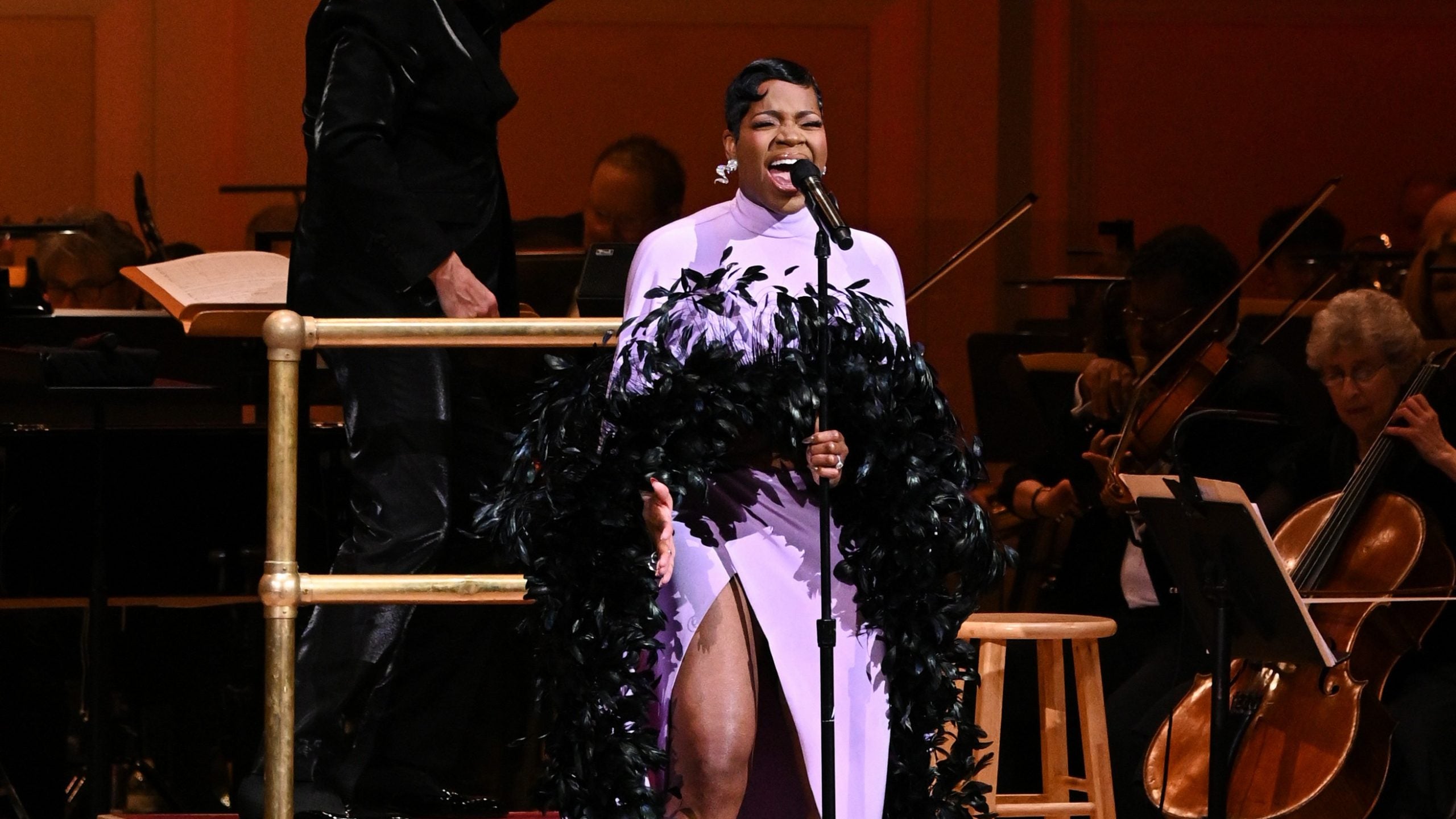 Fantasia Stuns In A Chic Christian Siriano Gown