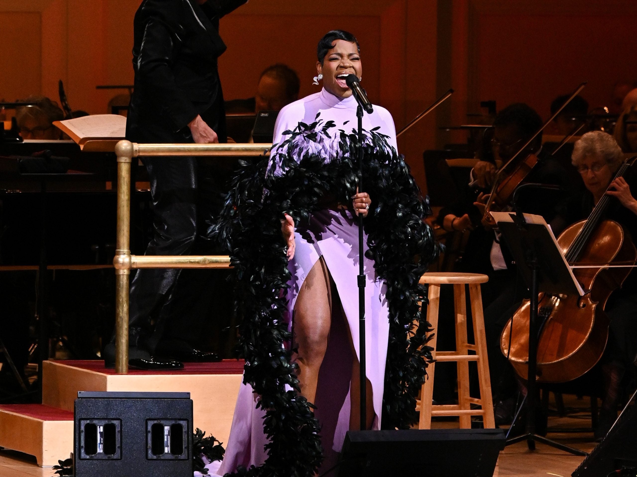 Fantasia Stuns In A Chic Christian Siriano Gown