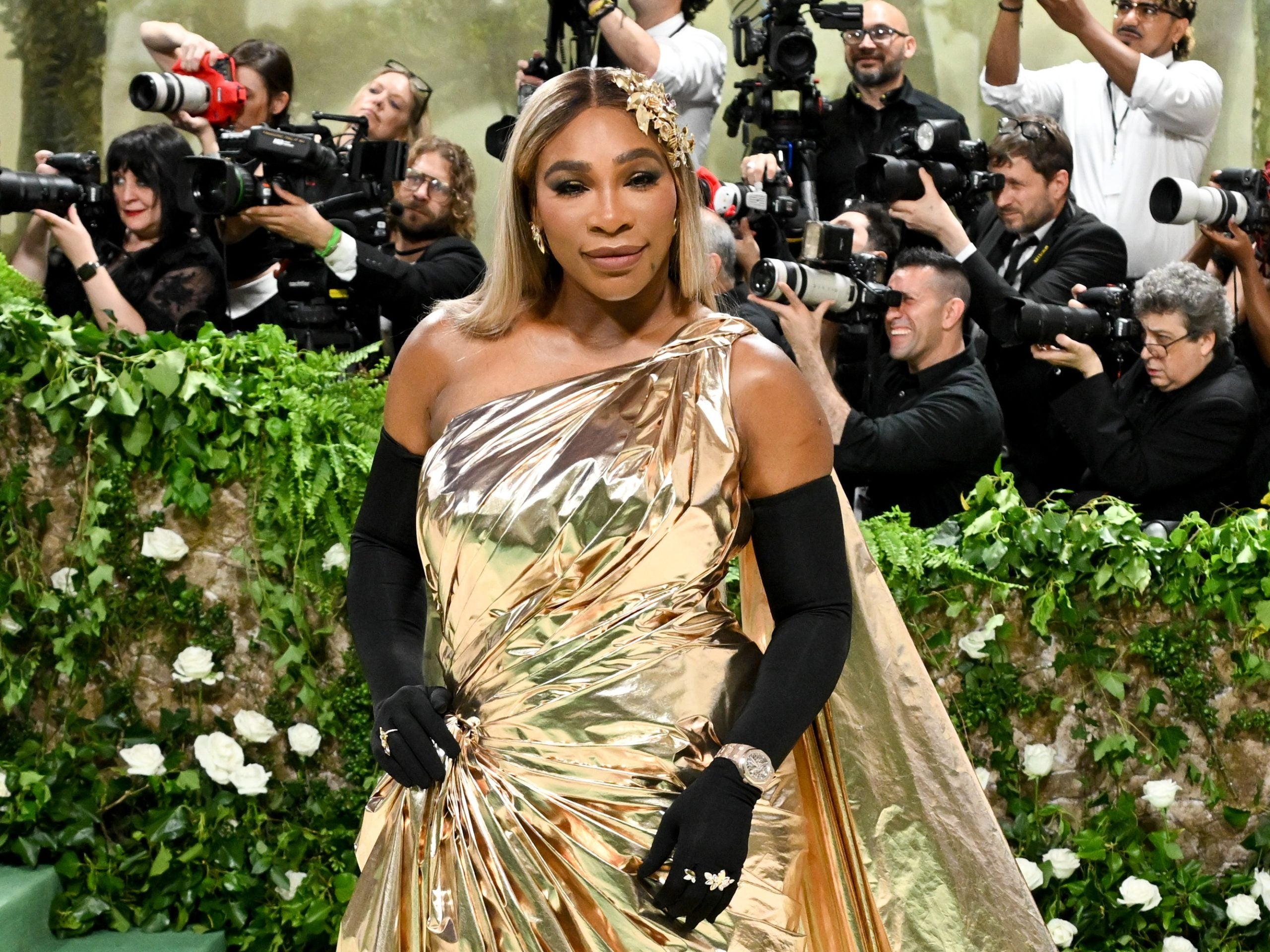 Serena Williams Shines Bright Like A Wimbledon Trophy At The 2024 Met Gala