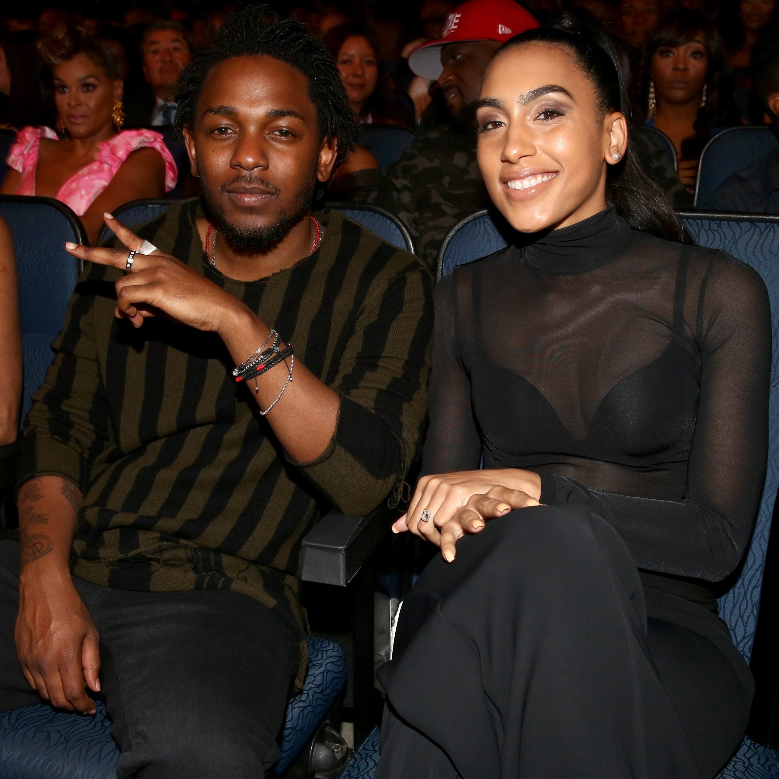 6 Adorable Pictures Of Kendrick Lamar And His Partner Whitney Alford Over The Years