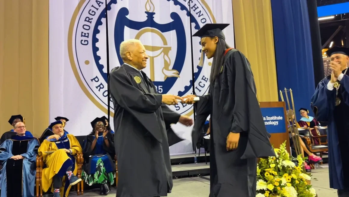 "Full Circle Family Moment": Georgia Tech's First Black Graduate Presents Granddaughter WithHer Diploma