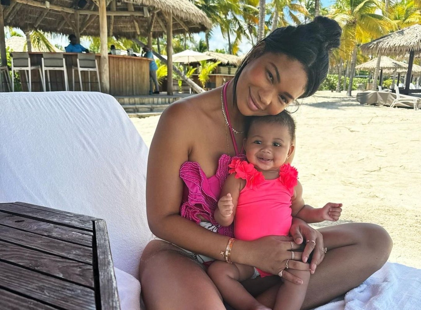 Chanel Iman Is Having The Sweetest Mommy-And-Me Getaway With Her 7-Month-Old Daughter In The Caribbean