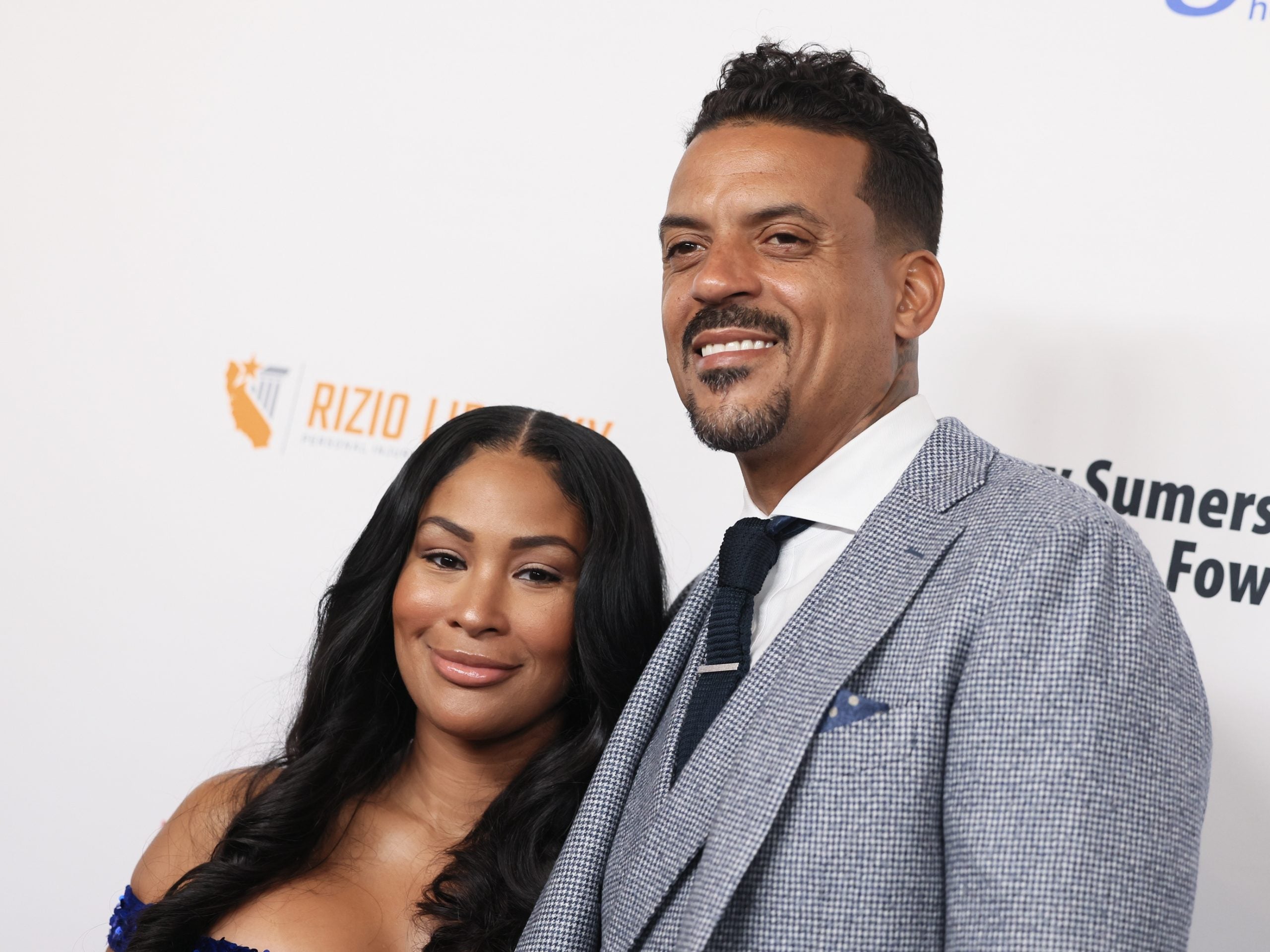 Matt Barnes And Anansa Sims Stunned In All White For Their Engagement Photos 