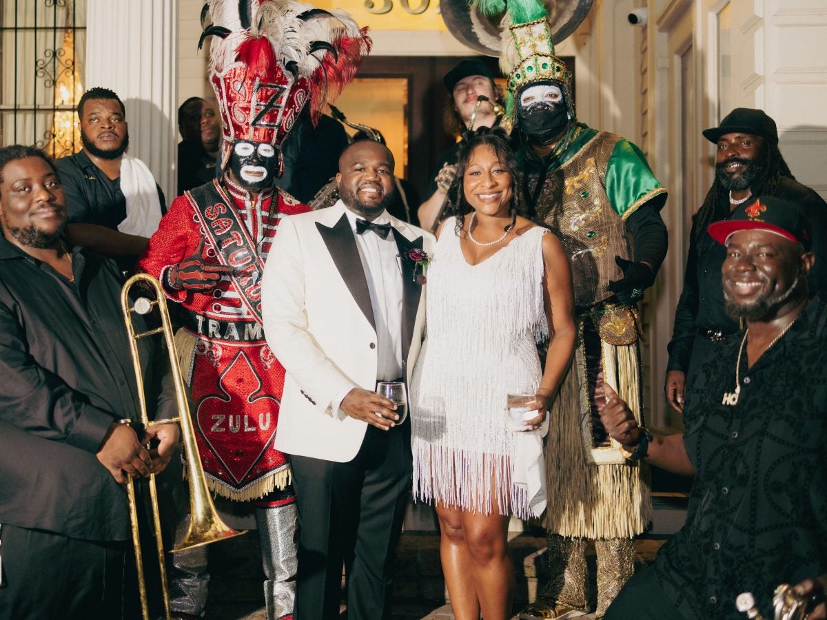 Bridal Bliss: Julia And Chatodd Said 'I Do' With A Star-Studded Fête In The Big Easy