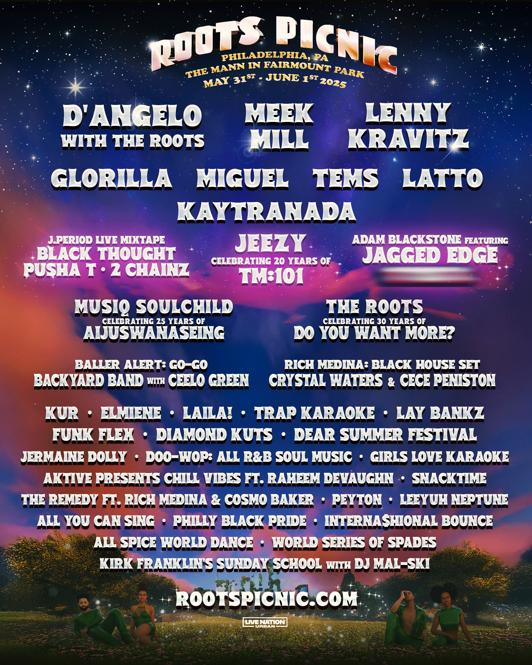 The 2025 Roots Picnic Returns To Philadelphia For An Unforgettable Weekend Of Music and Culture