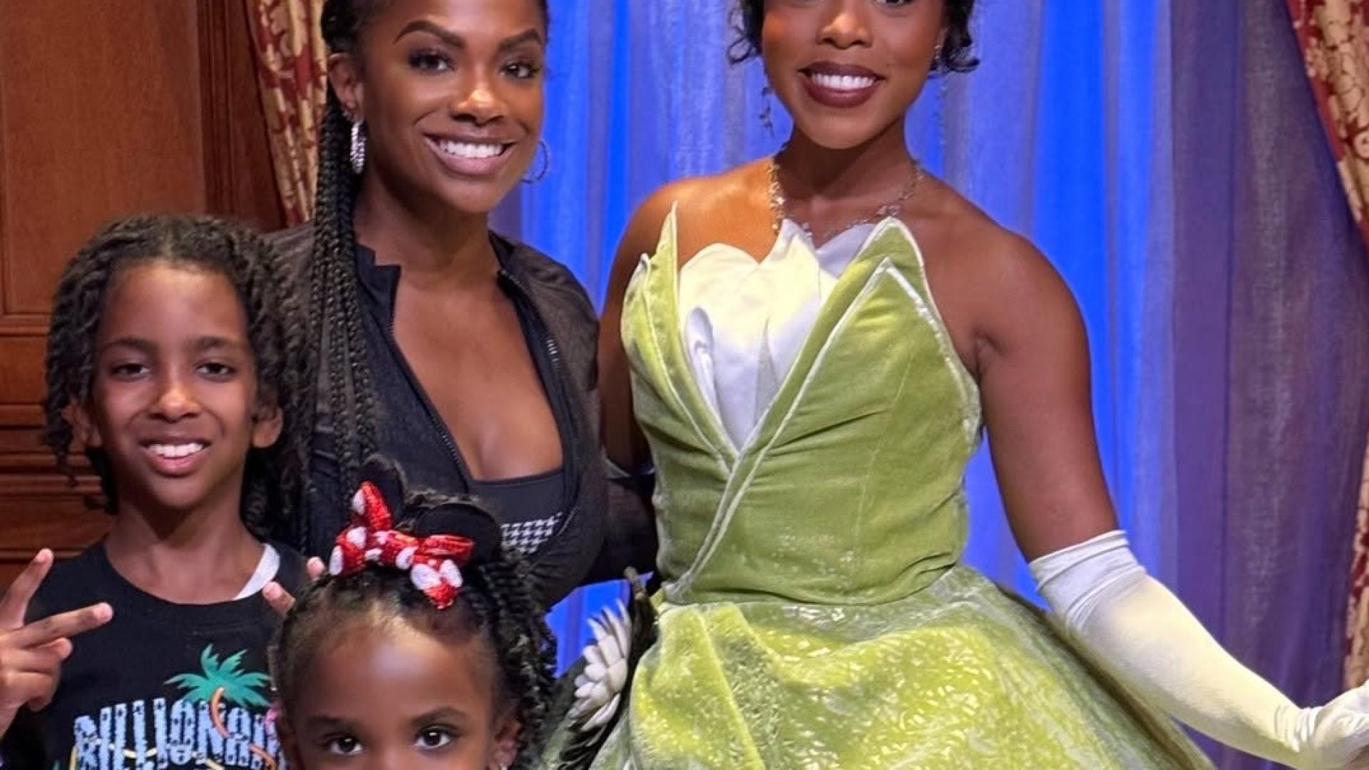 Kandi Burruss Spends Quality Time With Her Family At Disney World
