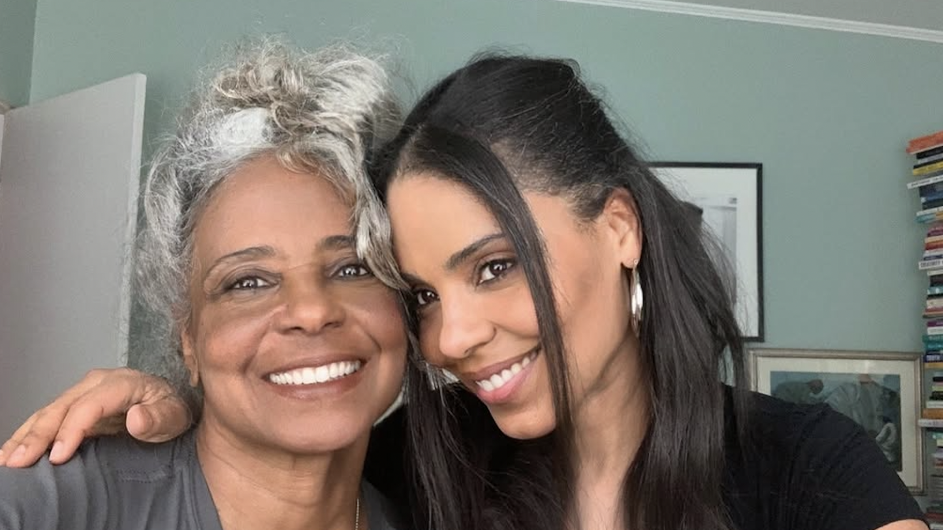 Too Cute! Sanaa Lathan And Her Mom Are Twinning In A Recent Selfie