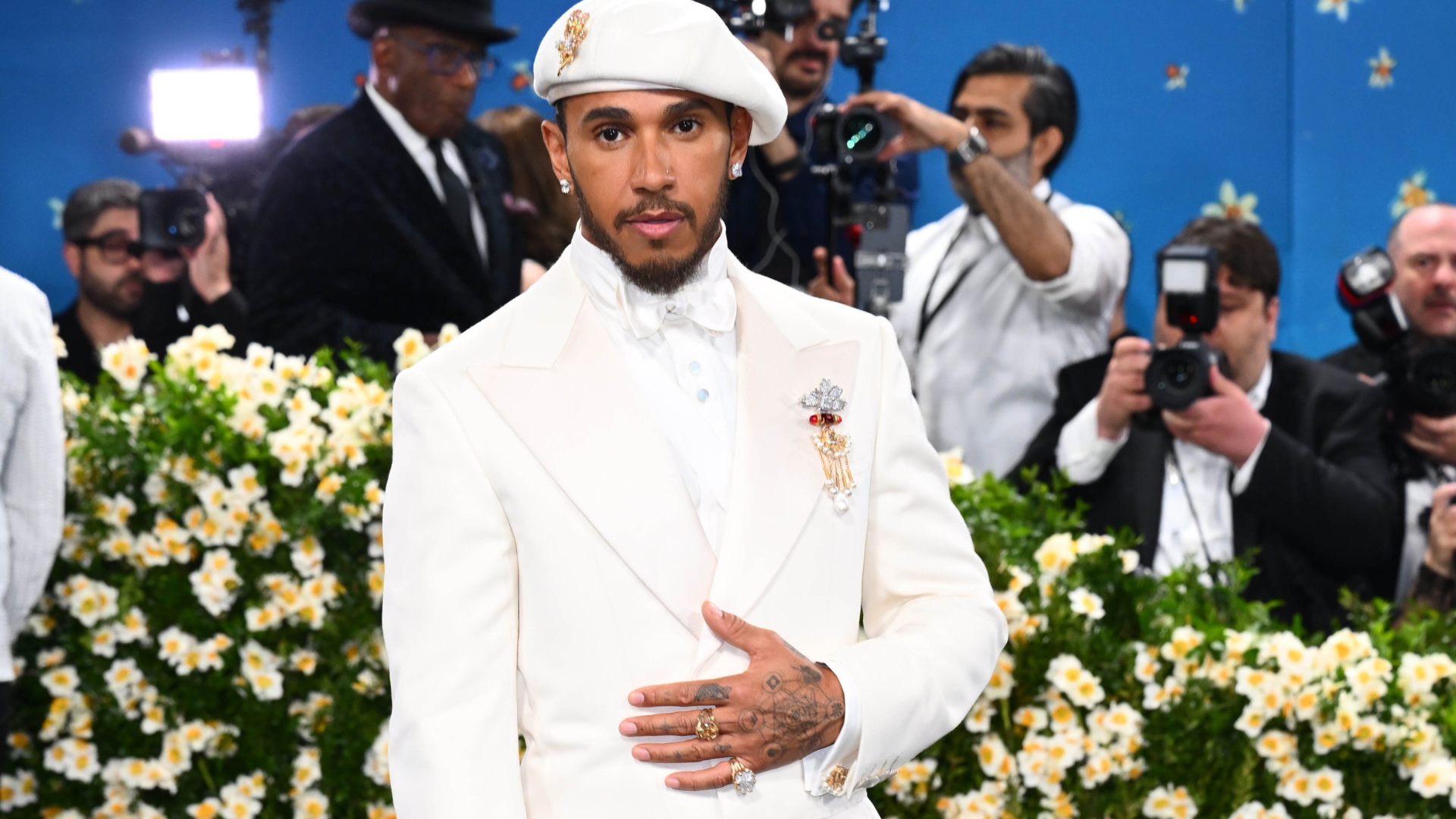 Lewis Hamilton’s 2025 Met Gala Suit By Wales Bonner Takes Symbolism To A New Level 