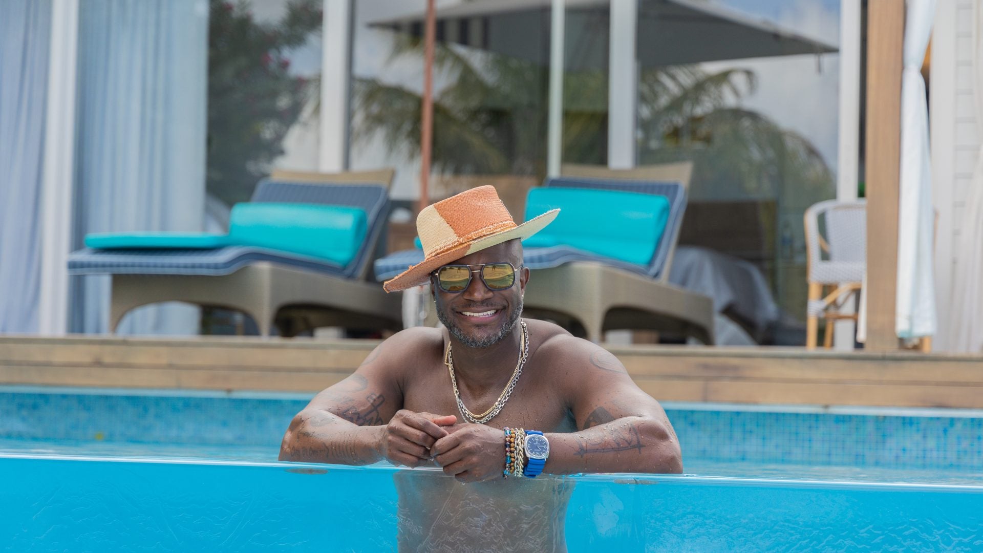Taye Diggs Escapes To Paradise For A Healing Reset At Sandals Royal Curaçao