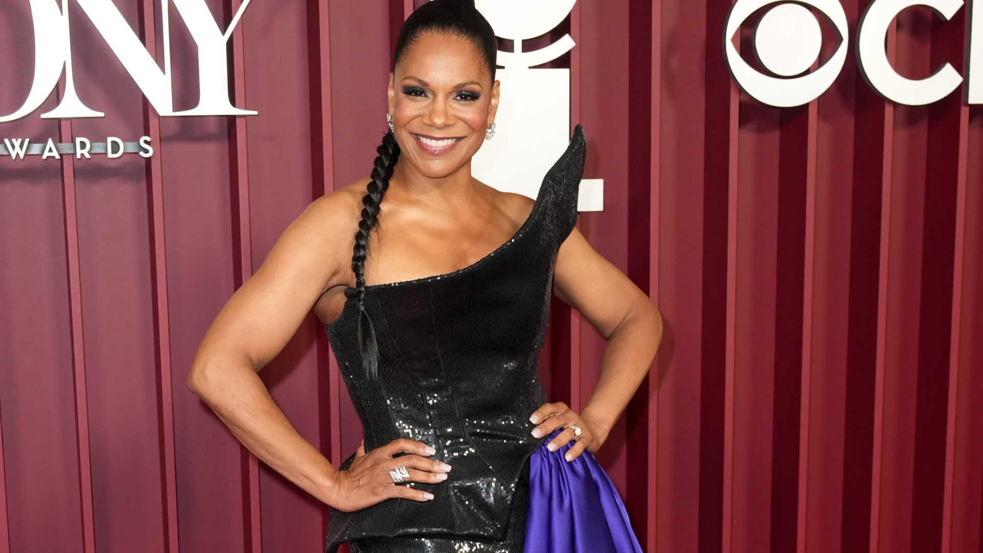 Audra McDonald Stunned In Sequined Christian Siriano Gown At The 2025 Tony Awards