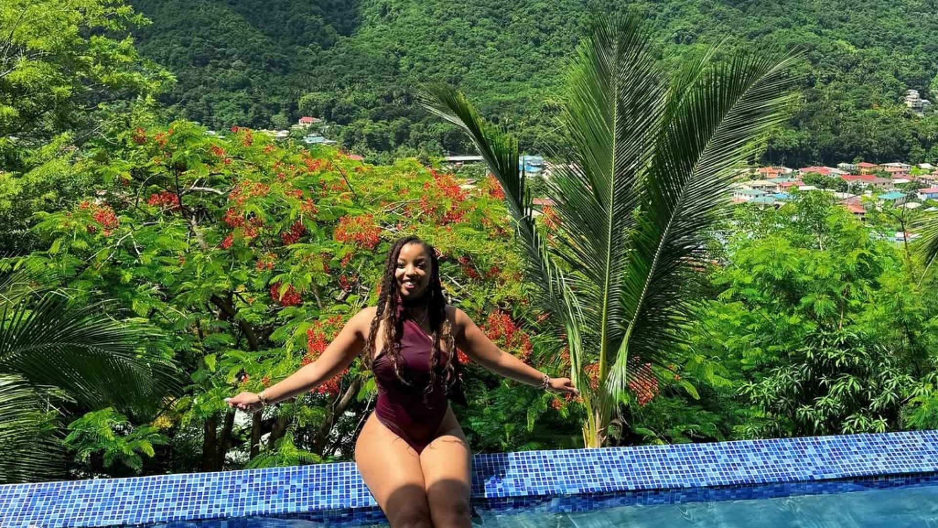 Chloe Bailey Returns To Her Happy Place, St. Lucia — And She’s Glowing