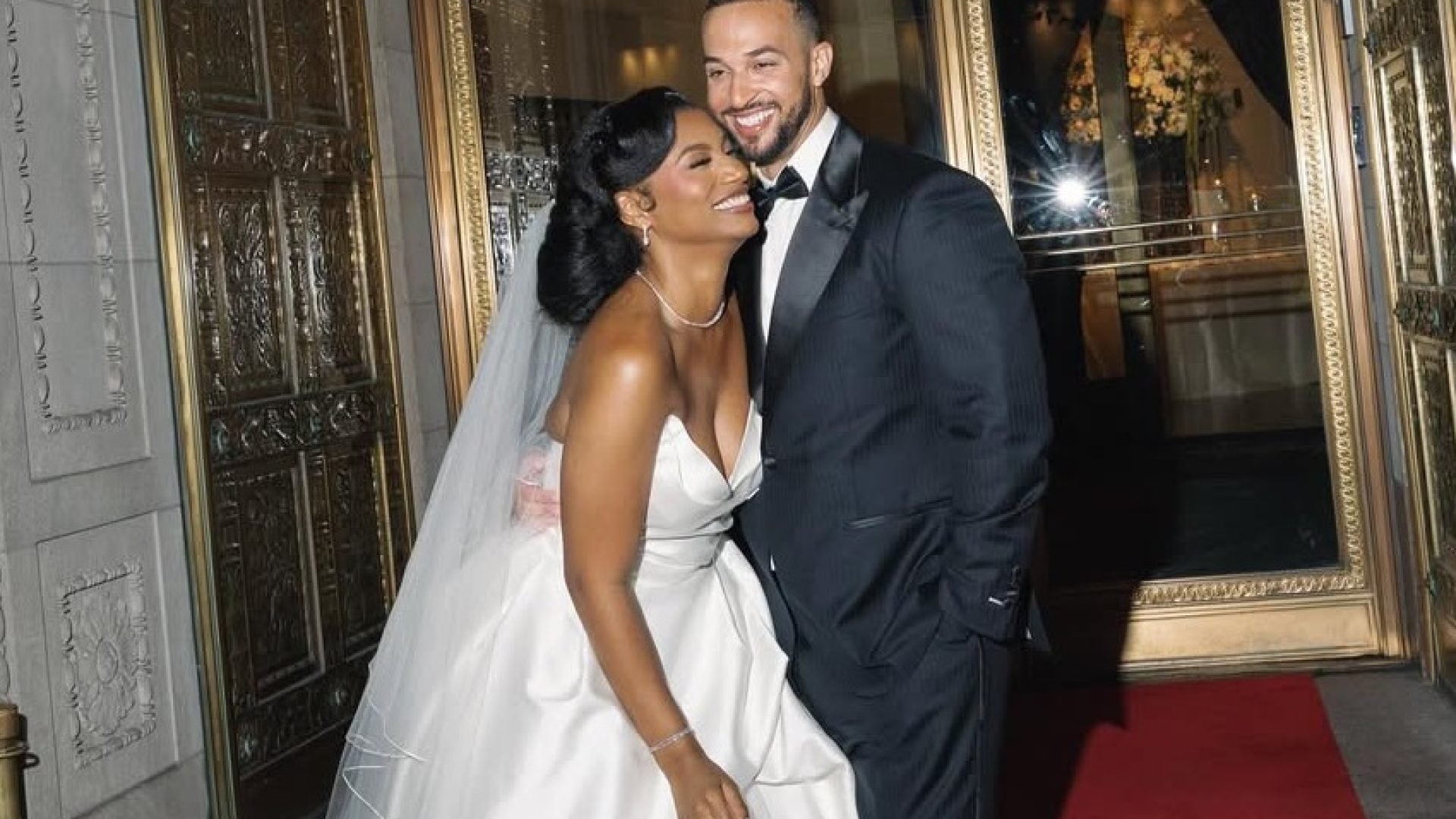 Taylor Rooks Secretly Tied The Knot In A Stunning, Intimate Wedding