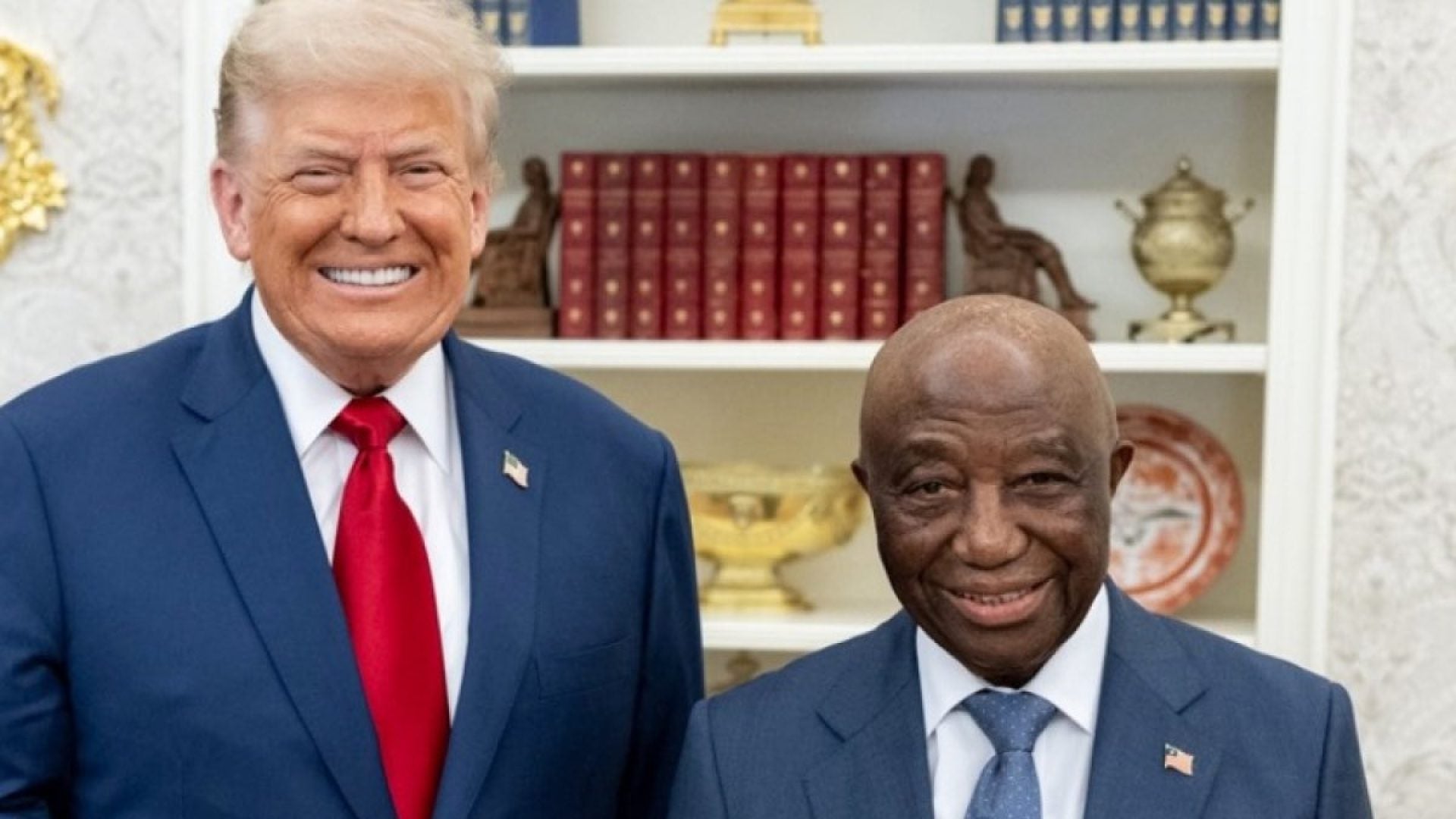 “Such Good English”: Trump’s Comment To Liberia’s President Sparks Backlash — English Is The Country’s Official Language
