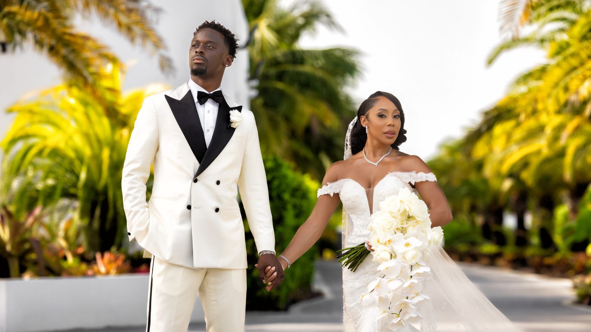 Bridal Bliss: Inside NFL Couple Nazeeh Johnson And Gabrielle Irving's Glam Miami Wedding