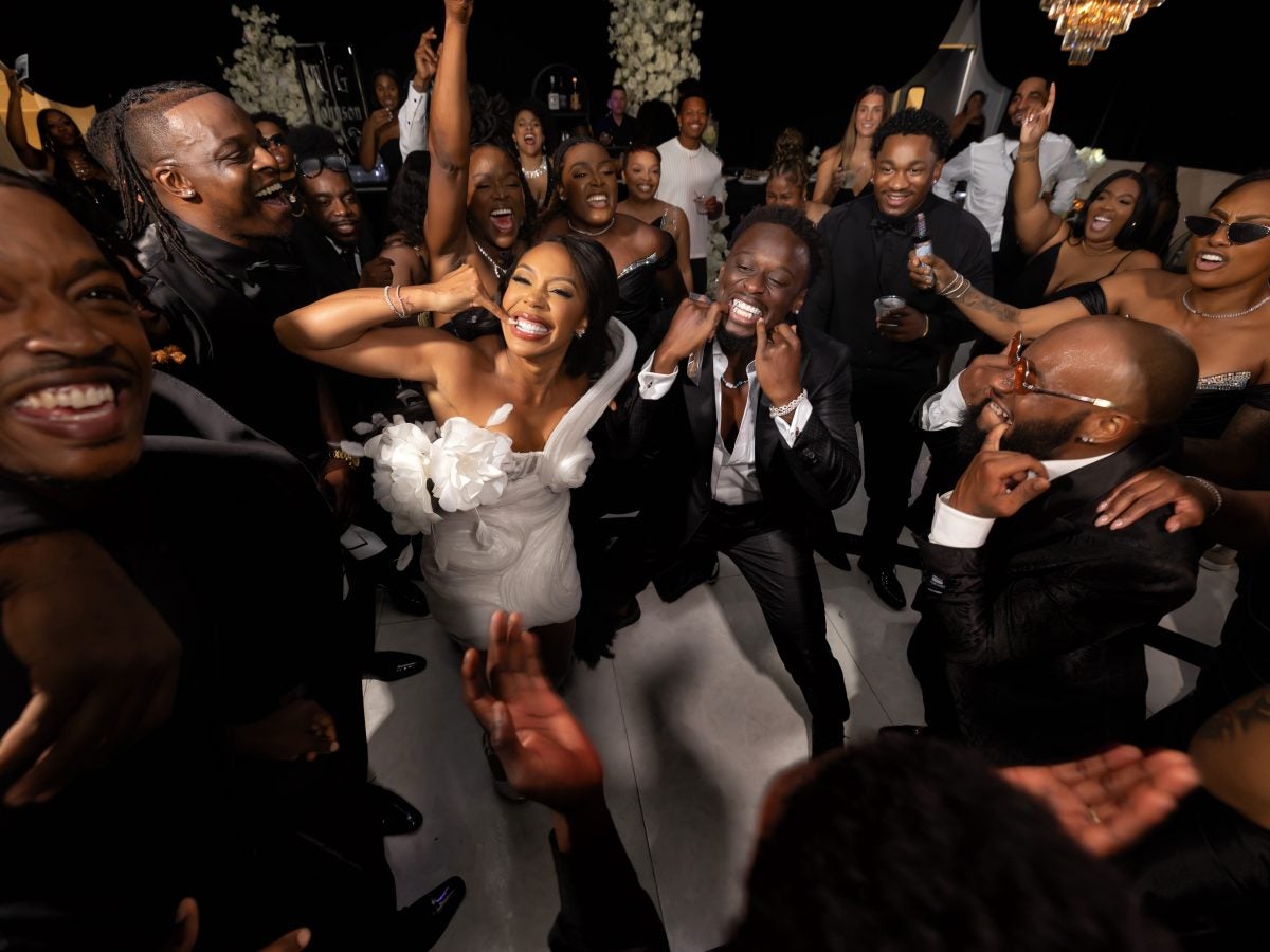 Bridal Bliss: Inside NFL Couple Nazeeh Johnson And Gabrielle Irving's Glam Miami Wedding