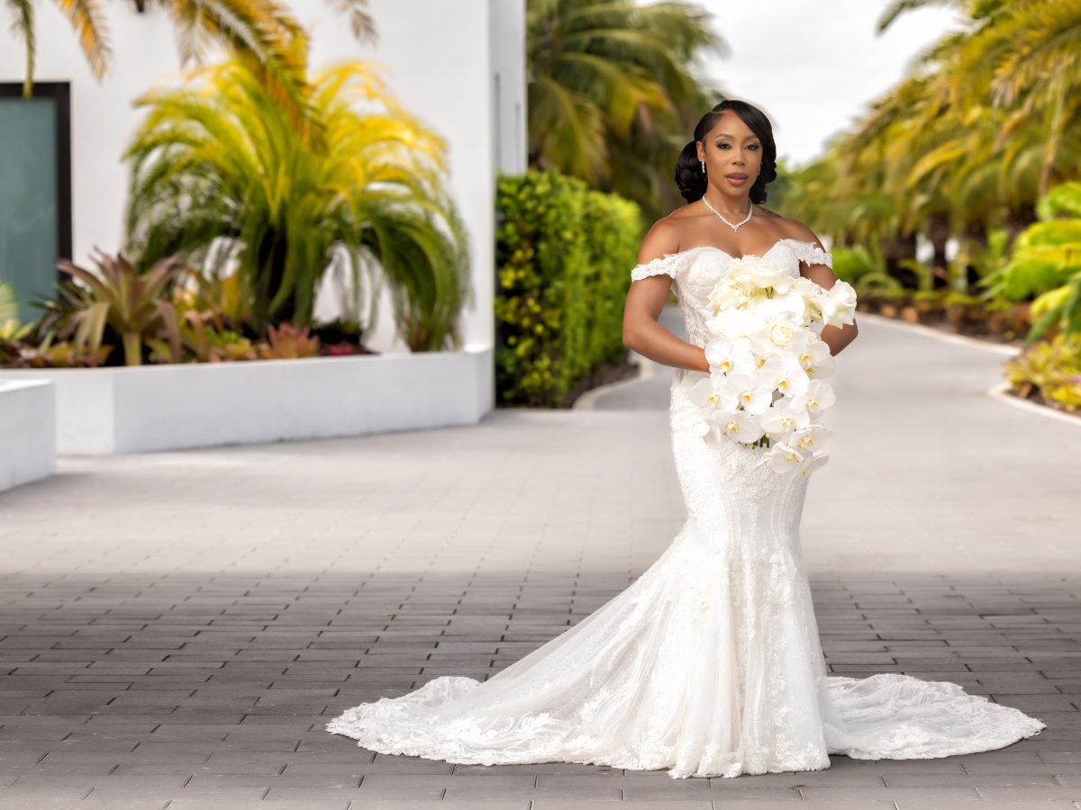 Bridal Bliss: Inside NFL Couple Nazeeh Johnson And Gabrielle Irving's Glam Miami Wedding