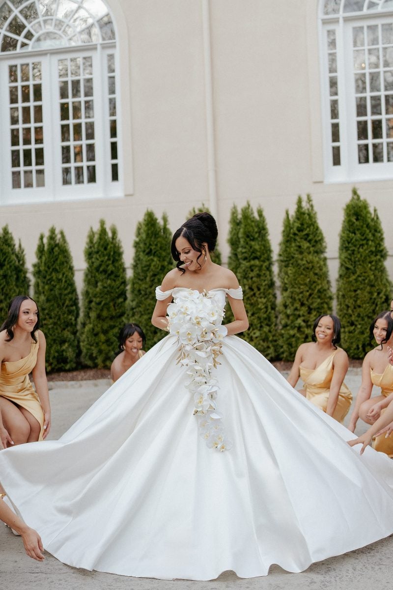 Bridal Bliss: Sidnee And Bryant’s Luxe Wedding Was A Floral-Filled Nod To The Gilded Age