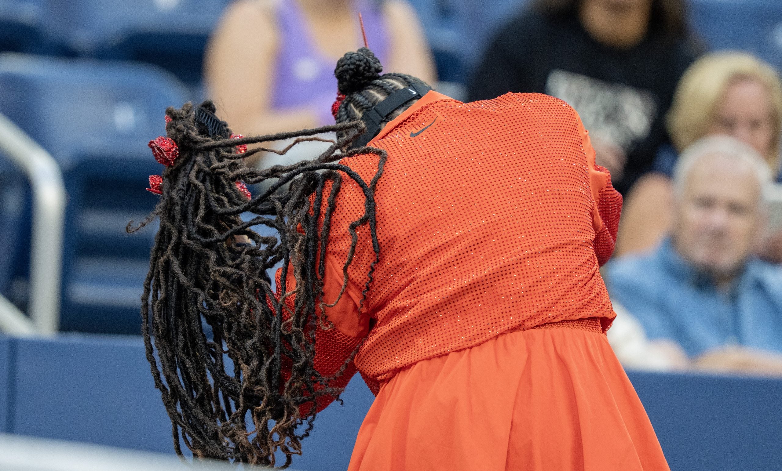 We’re Not Over Naomi Osaka’s  Rose-Adorned US Open Ponytail
