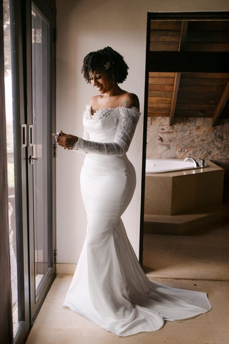 Exclusive: Inside Raynell 'Supa Cent' Steward And Ray 'Rayzor' Breaux's Gorgeous, Guest-Free Wedding In Puerto Rico