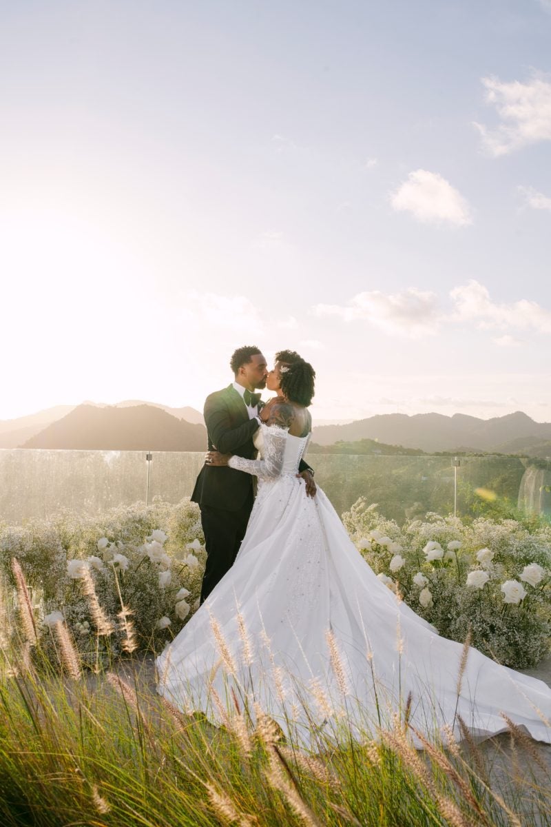 Exclusive: Inside Raynell 'Supa Cent' Steward And Ray 'Rayzor' Breaux's Gorgeous, Guest-Free Wedding In Puerto Rico