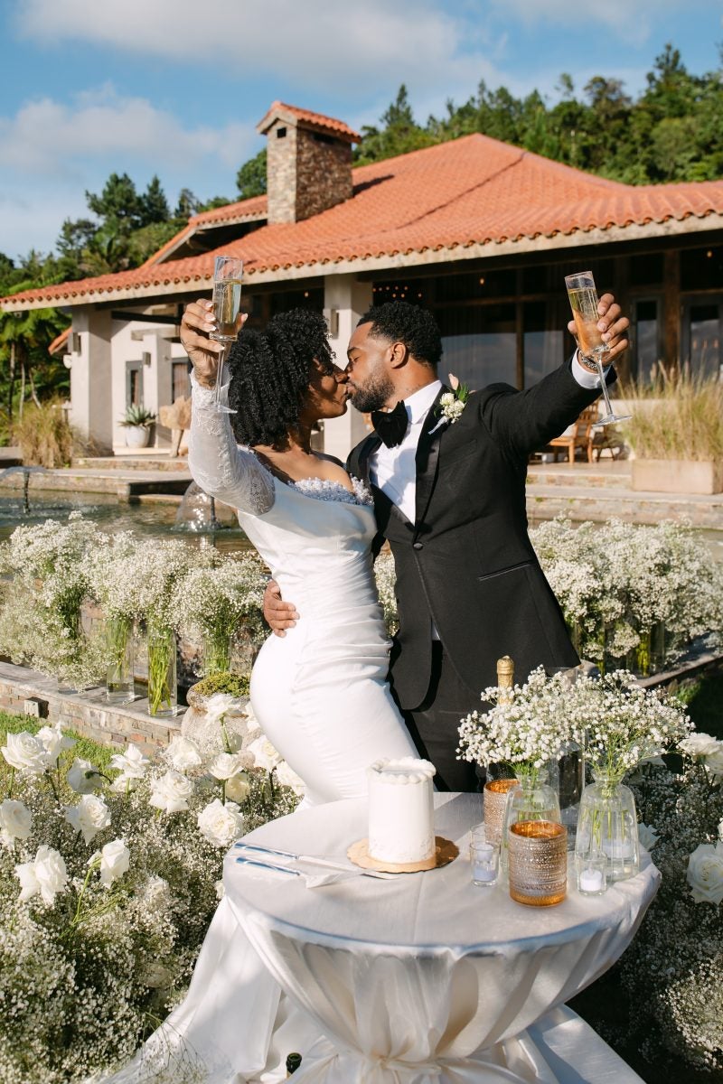 Exclusive: Inside Raynell 'Supa Cent' Steward And Ray 'Rayzor' Breaux's Gorgeous, Guest-Free Wedding In Puerto Rico