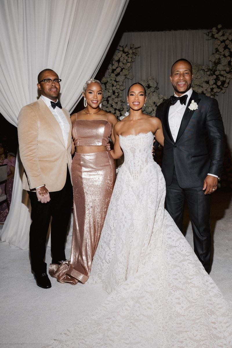 Exclusive: Inside DeVon Franklin And Maria Castillo's Star-Studded Wedding In Beverly Hills