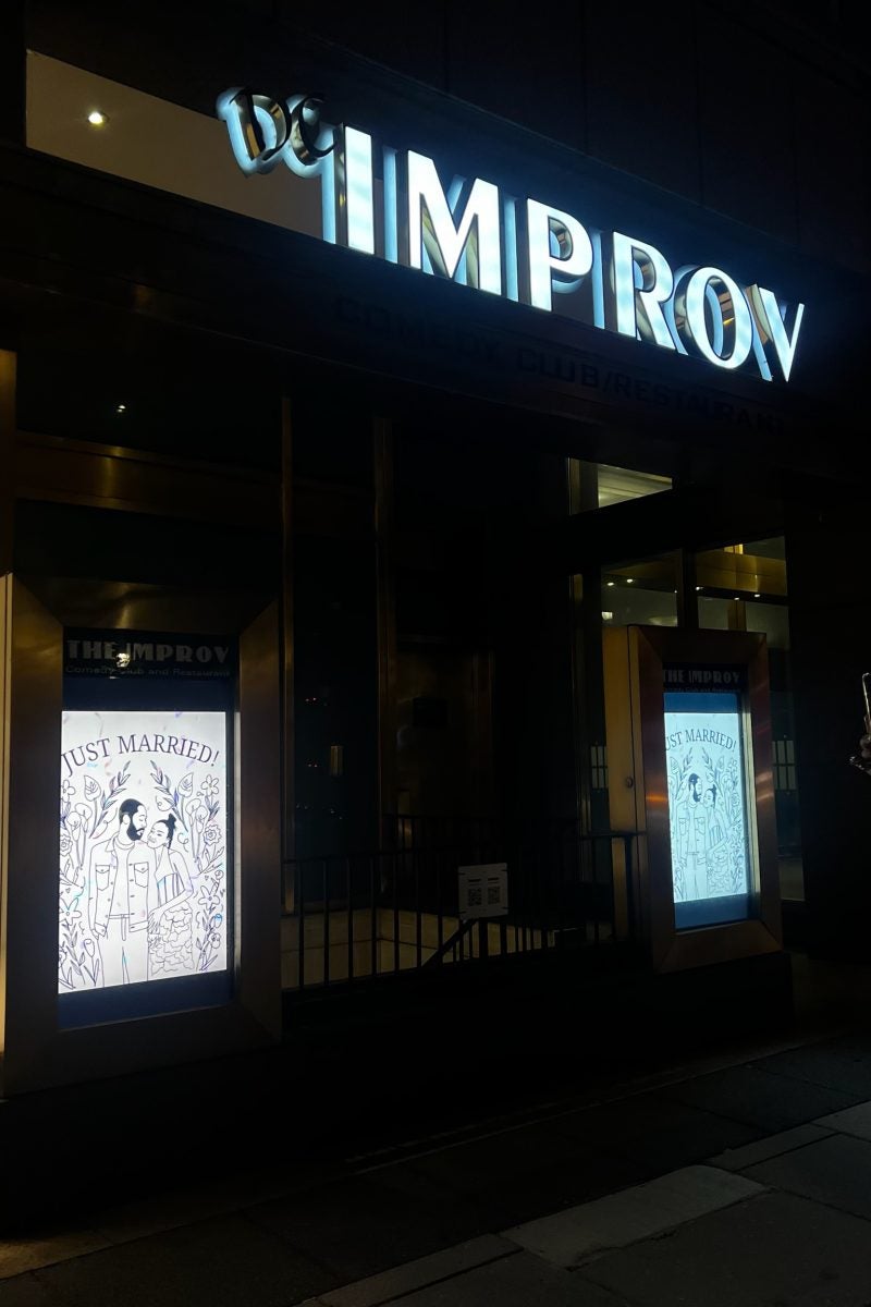 Bridal Bliss: Jordan And Layla's Wedding Day Started With Vows In A Garden And Ended At A Comedy Club