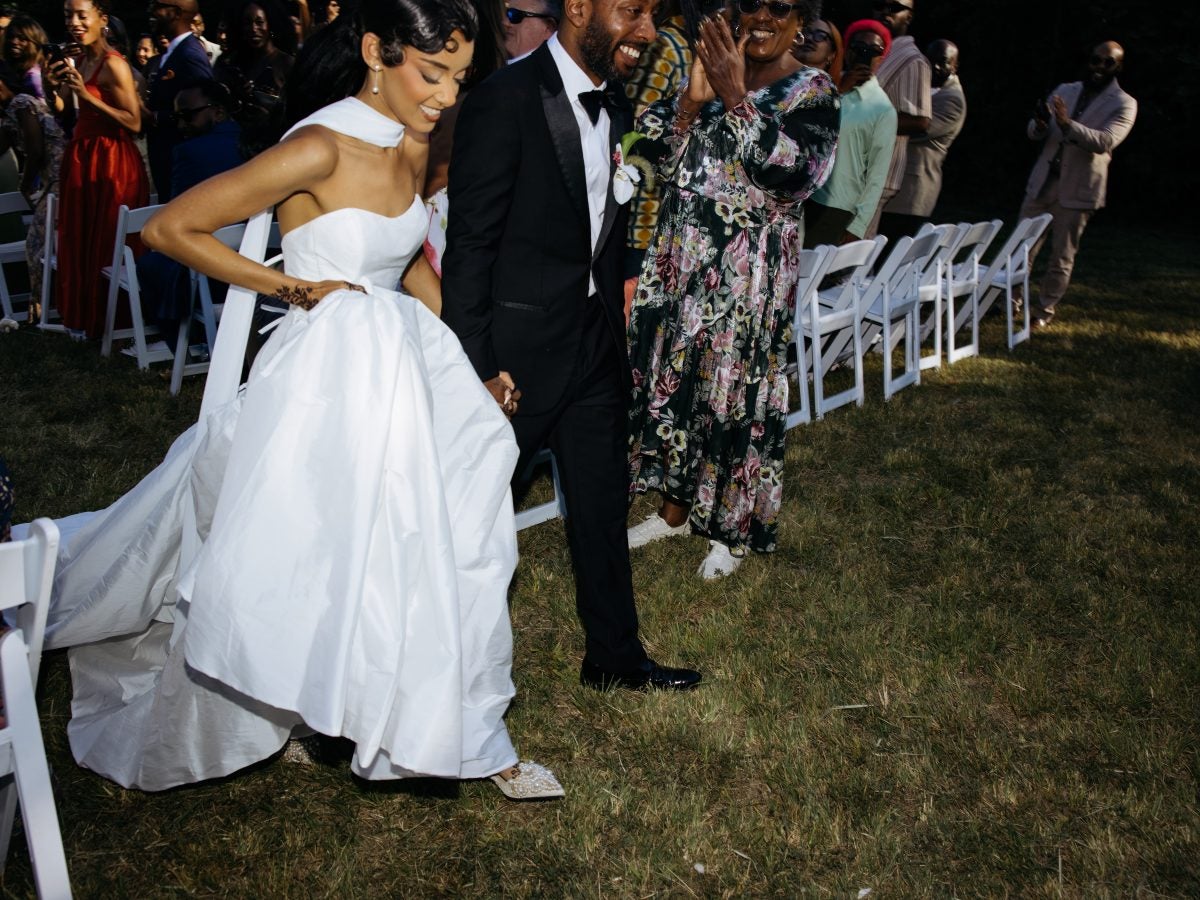 Bridal Bliss: Jordan And Layla's Wedding Day Started With Vows In A Garden And Ended At A Comedy Club