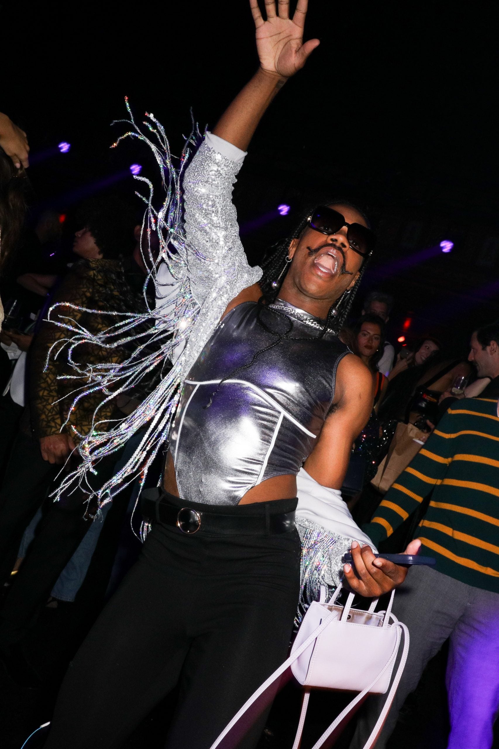 Black Stars Lit Up Valentino Beauty’s Studio 54 Disco Revival