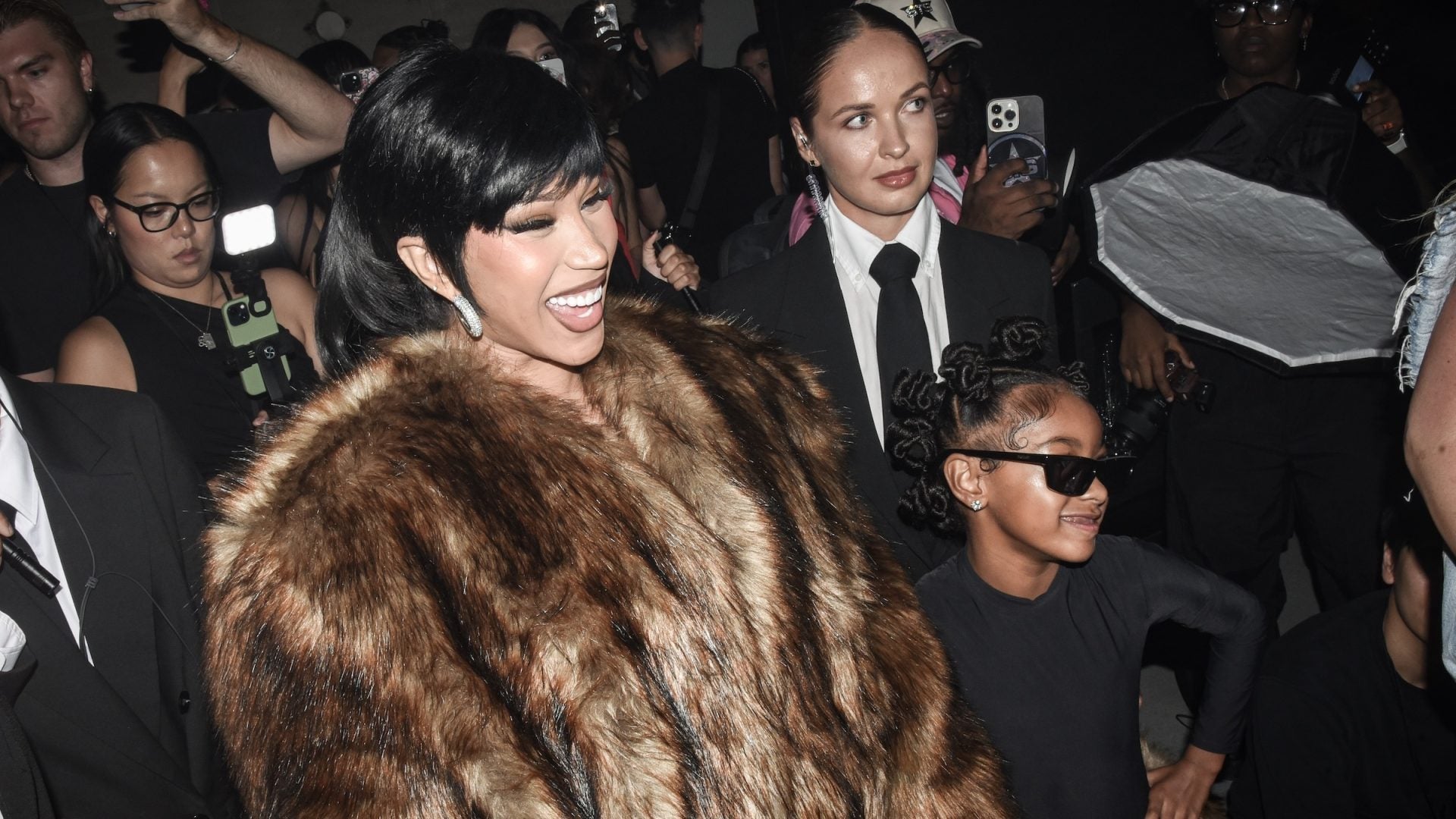 Cardi B And Kulture's Beauty Looks Shut Down Alexander Wang’s 20th Anniversary Show