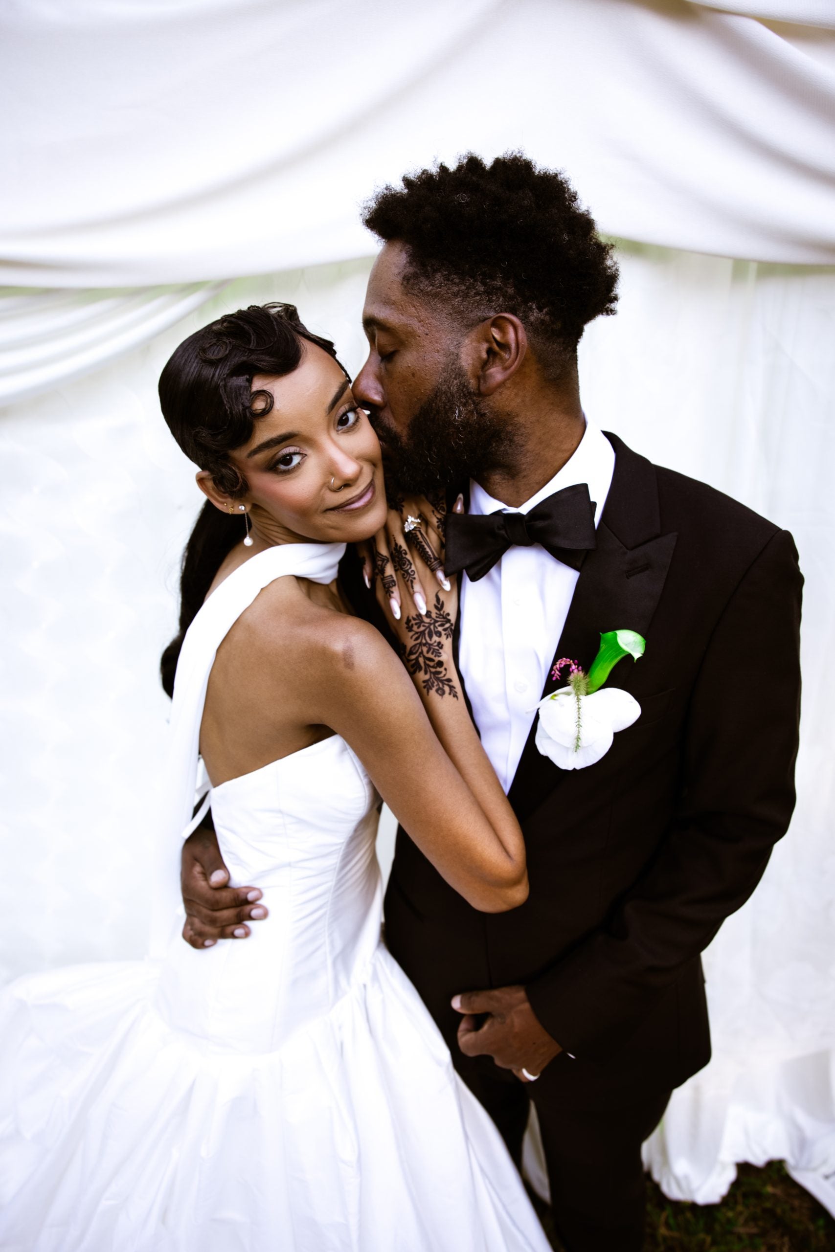 Bridal Bliss: Jordan And Layla’s Wedding Day Started With Vows In A Garden And Ended At A Comedy Club