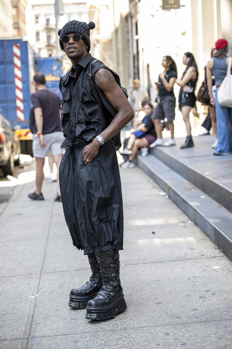 Best Fashion Street Style Moment From NYFW SS26 Day Three
