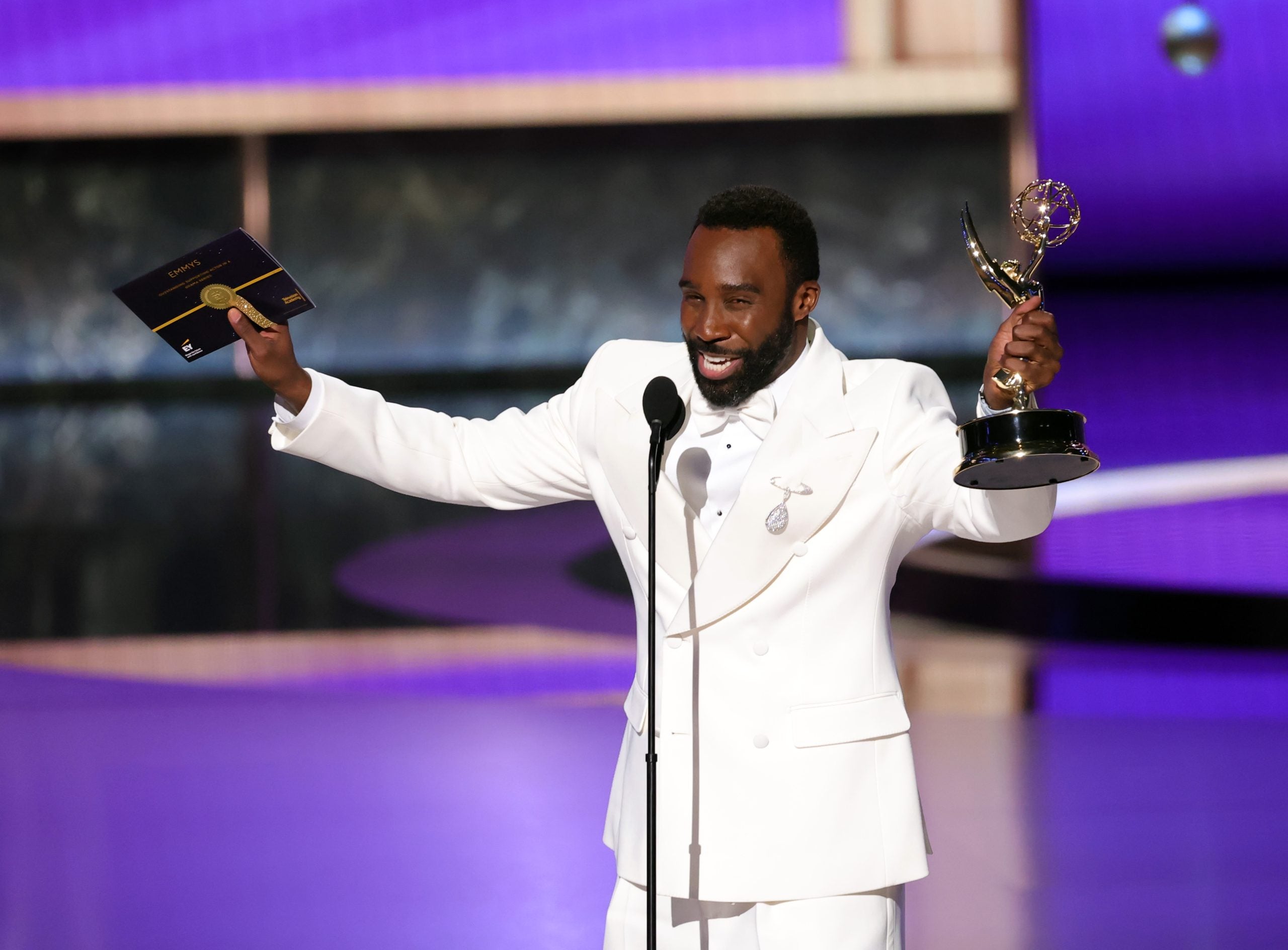 ‘Severance’ Star Tramell Tillman Makes Emmy History With Best Supporting Actor Win