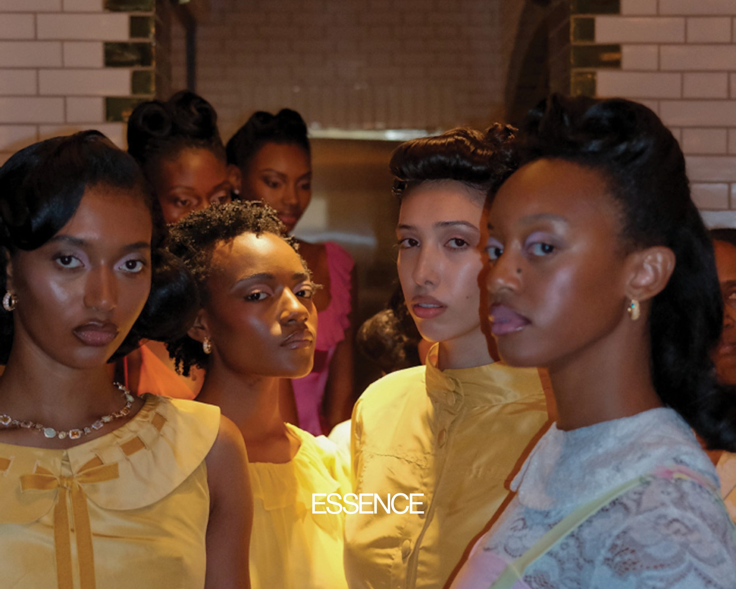 ESSENCE Beauty Diary: House of Aama SS26 Channeled 1940s-Meets-Modern Glamour