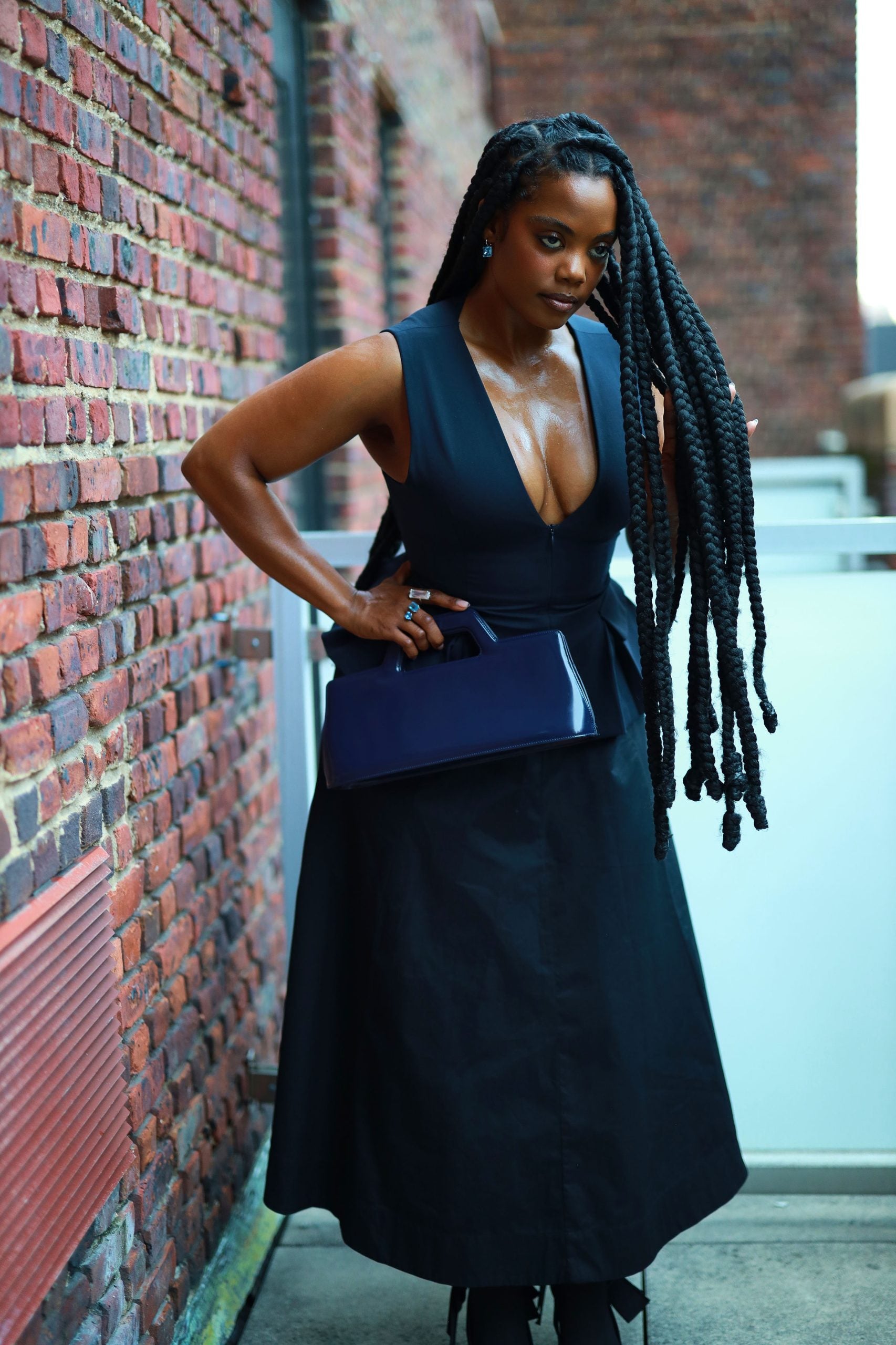 Novi Brown Brought Bold Braids And Soft Glam To NYFW