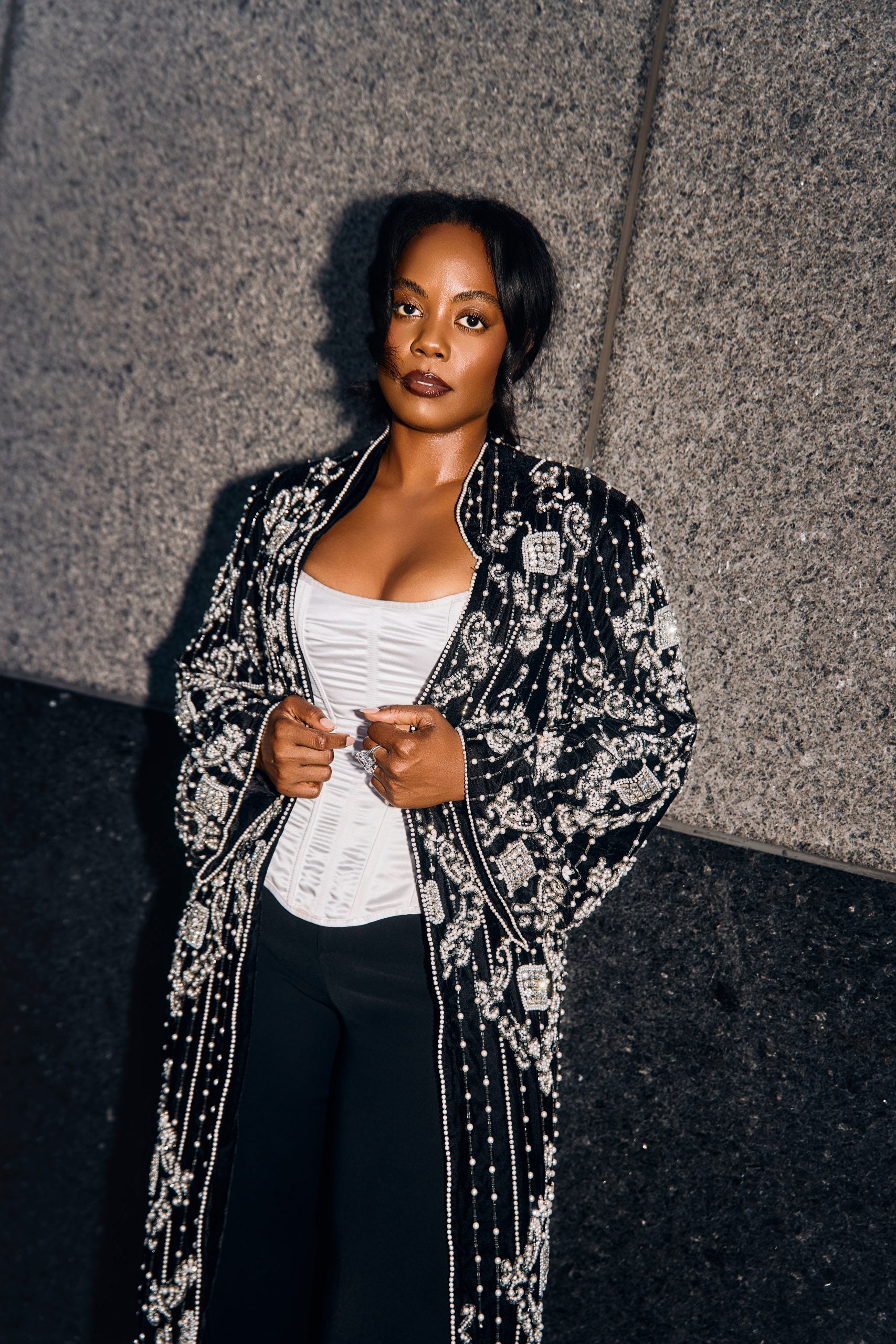 Novi Brown Brought Bold Braids And Soft Glam To NYFW