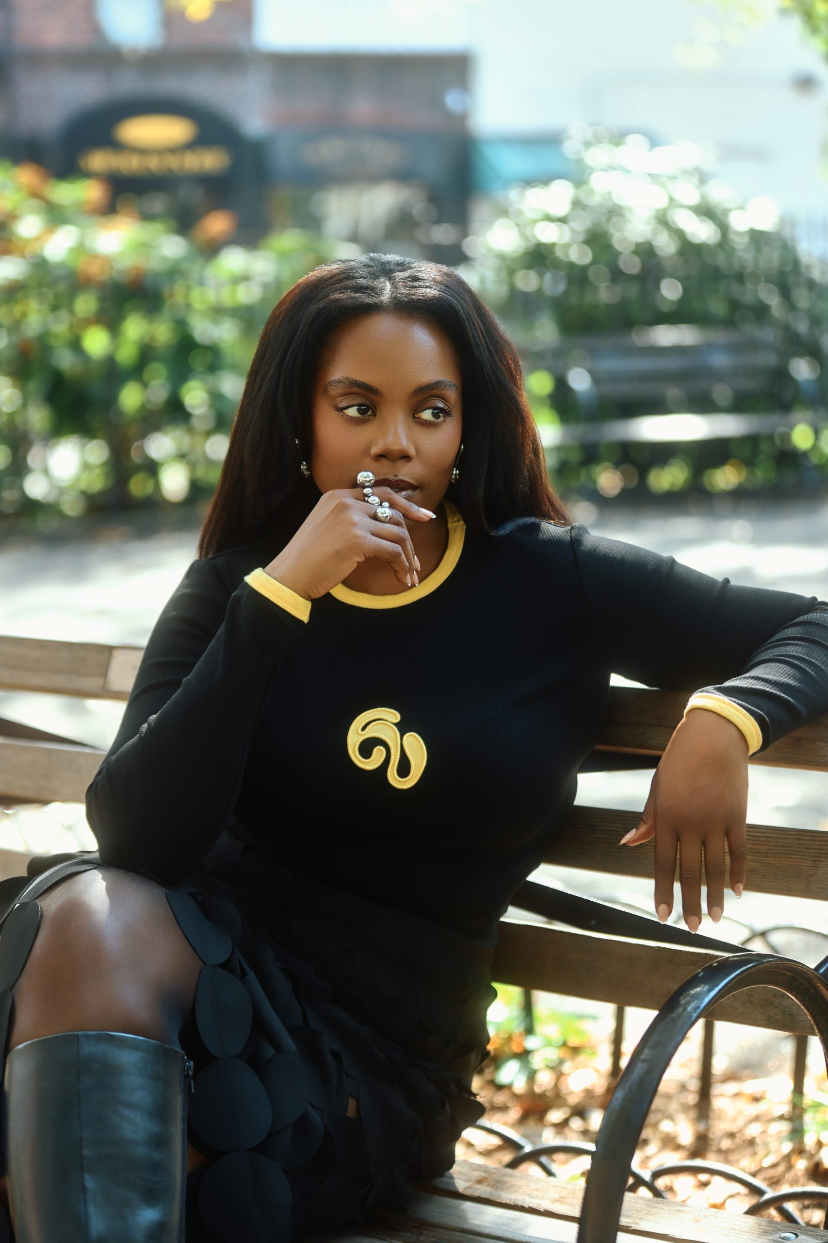 Novi Brown Brought Bold Braids And Soft Glam To NYFW