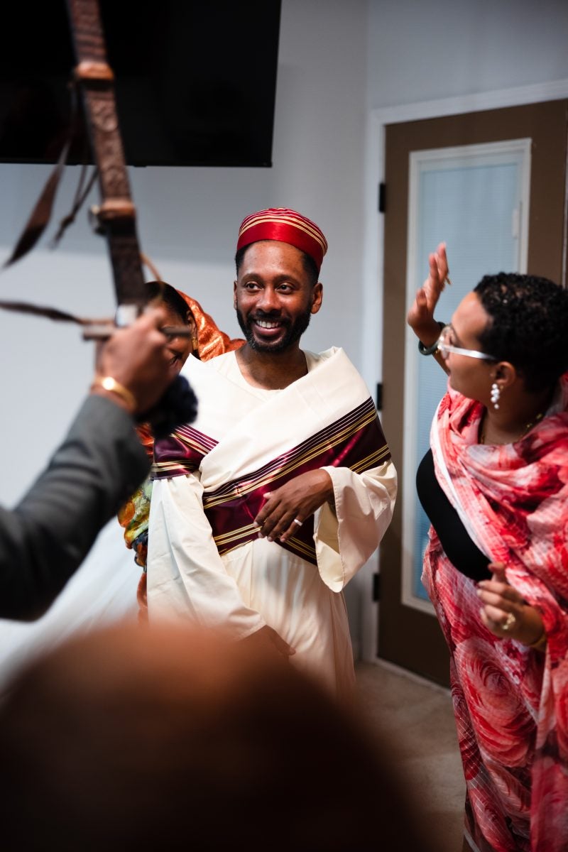 Bridal Bliss: Jordan And Layla's Wedding Day Started With Vows In A Garden And Ended At A Comedy Club